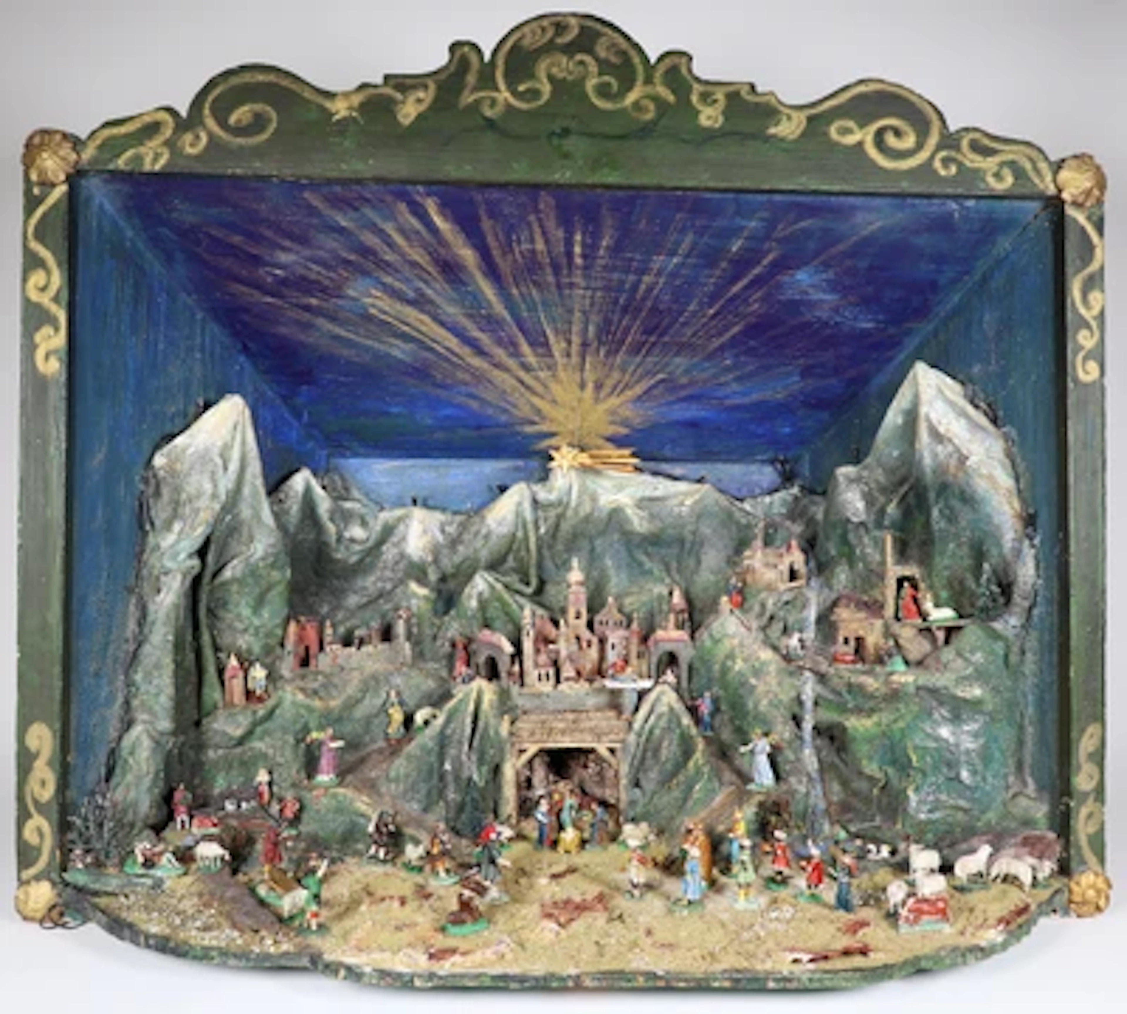 Kastenkrippe, Werkstatt Familie Probst, Sterzing um 1800