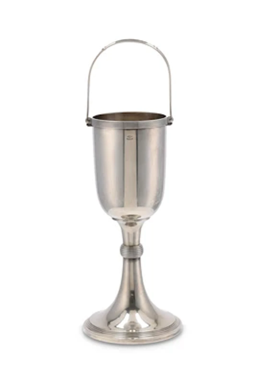 A tall silver-plated Art Deco bottle cooler, Württembergische Metallwarenfabrik