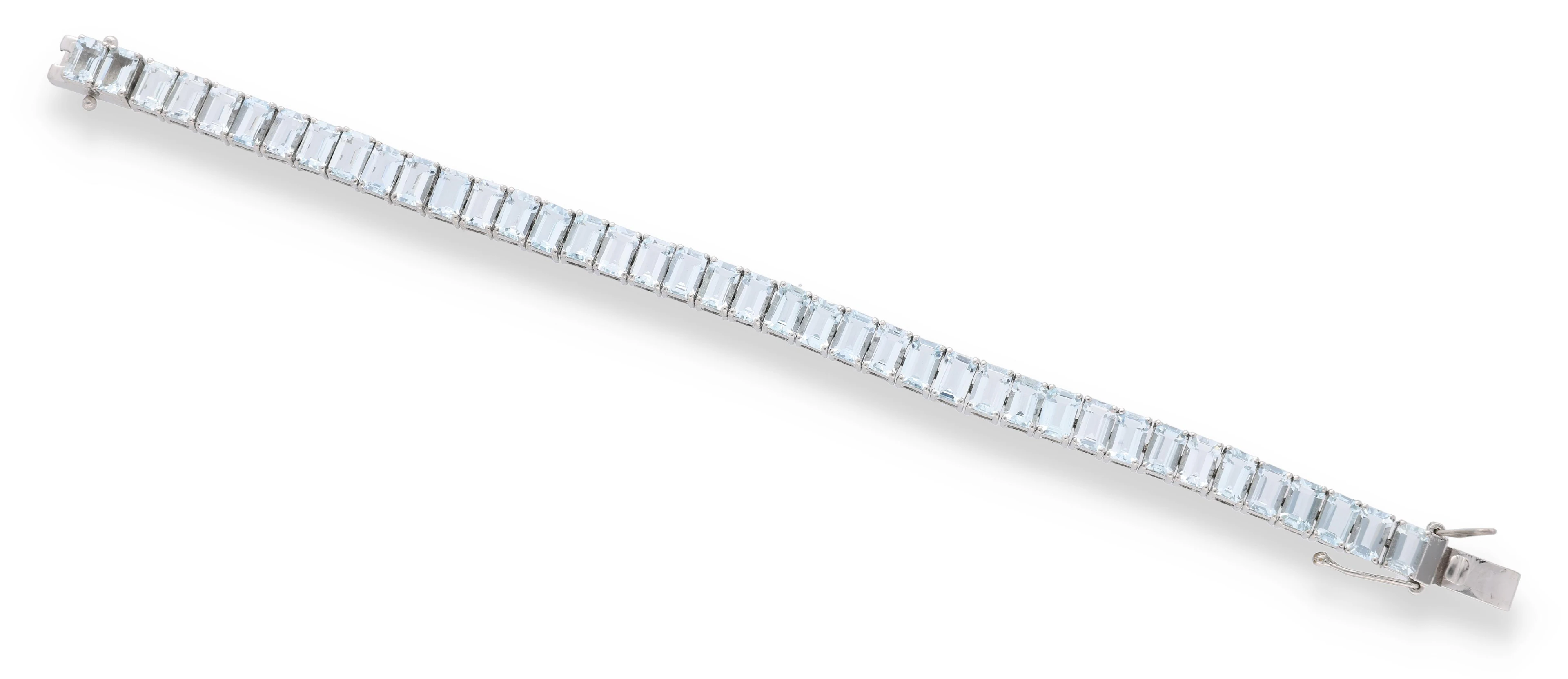 Aquamarin Armband zus. ca. 20,10 ct