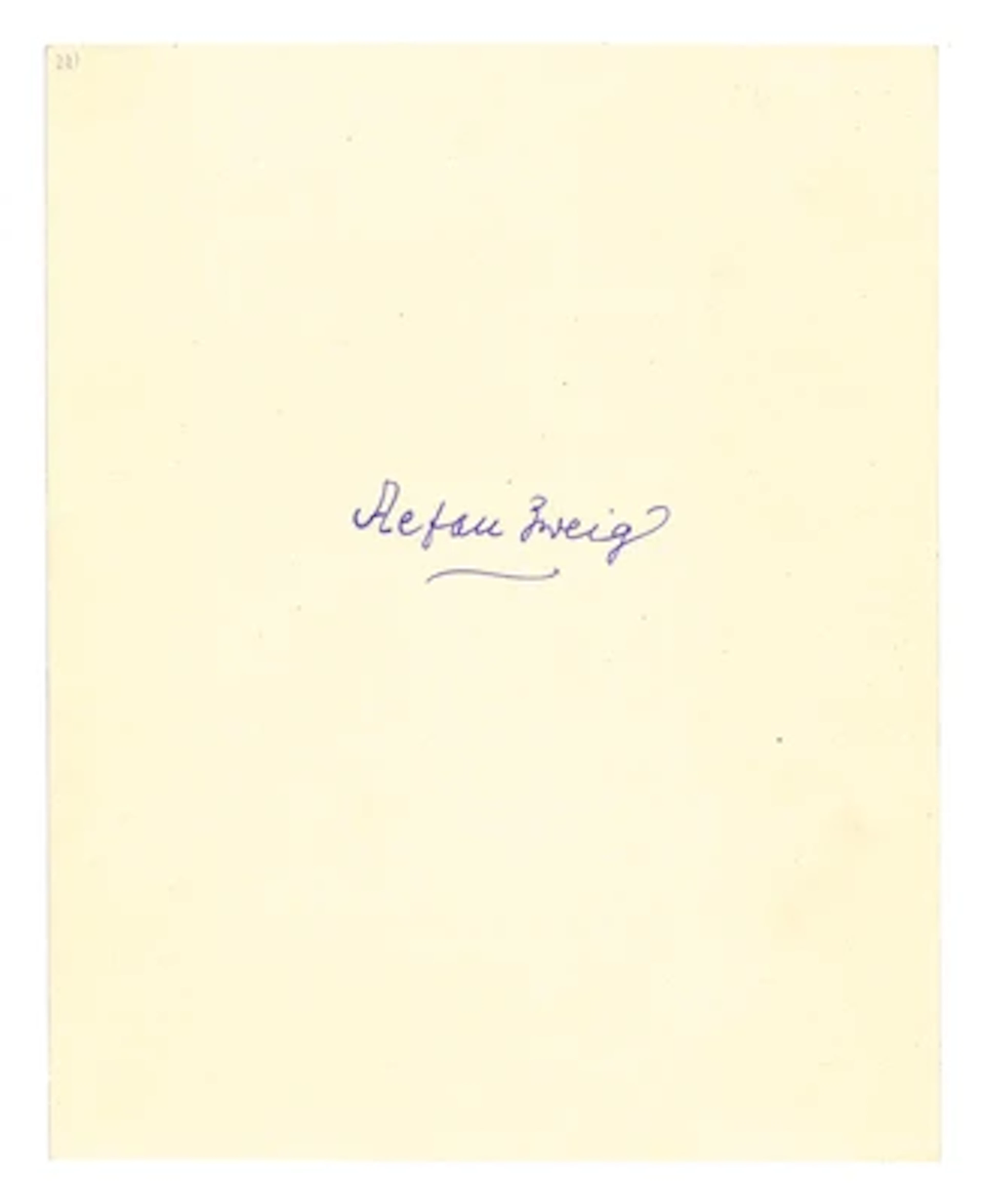 Zweig, Stefan,