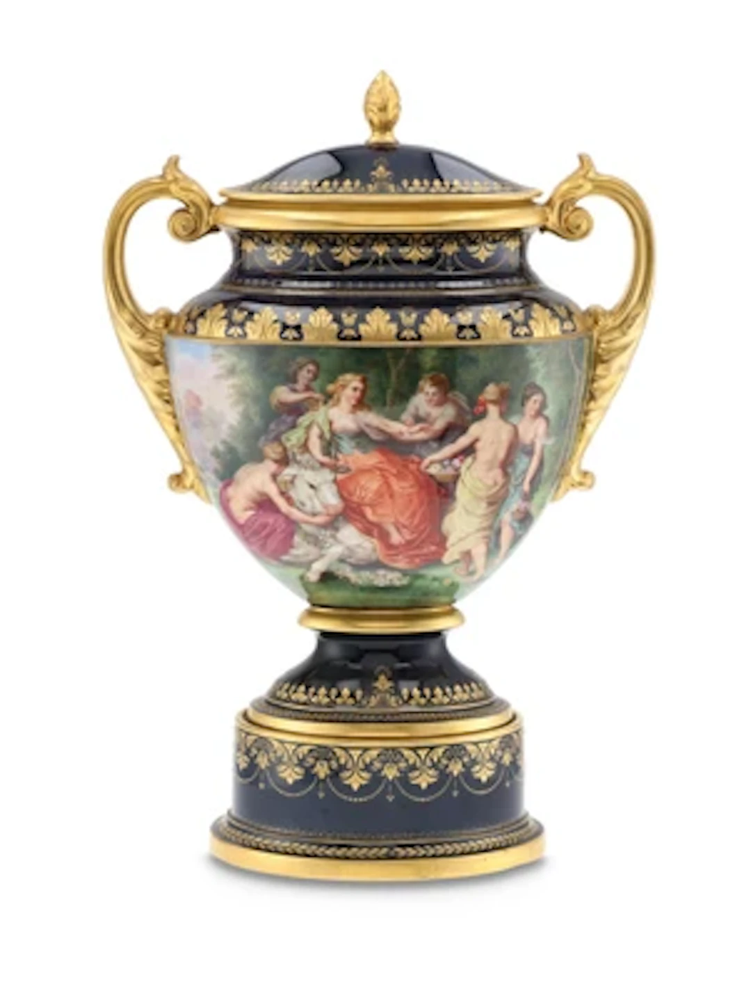 A Magnificent Vase ‘Europe’, C. M. Hutschenreuther Porcelain Factory