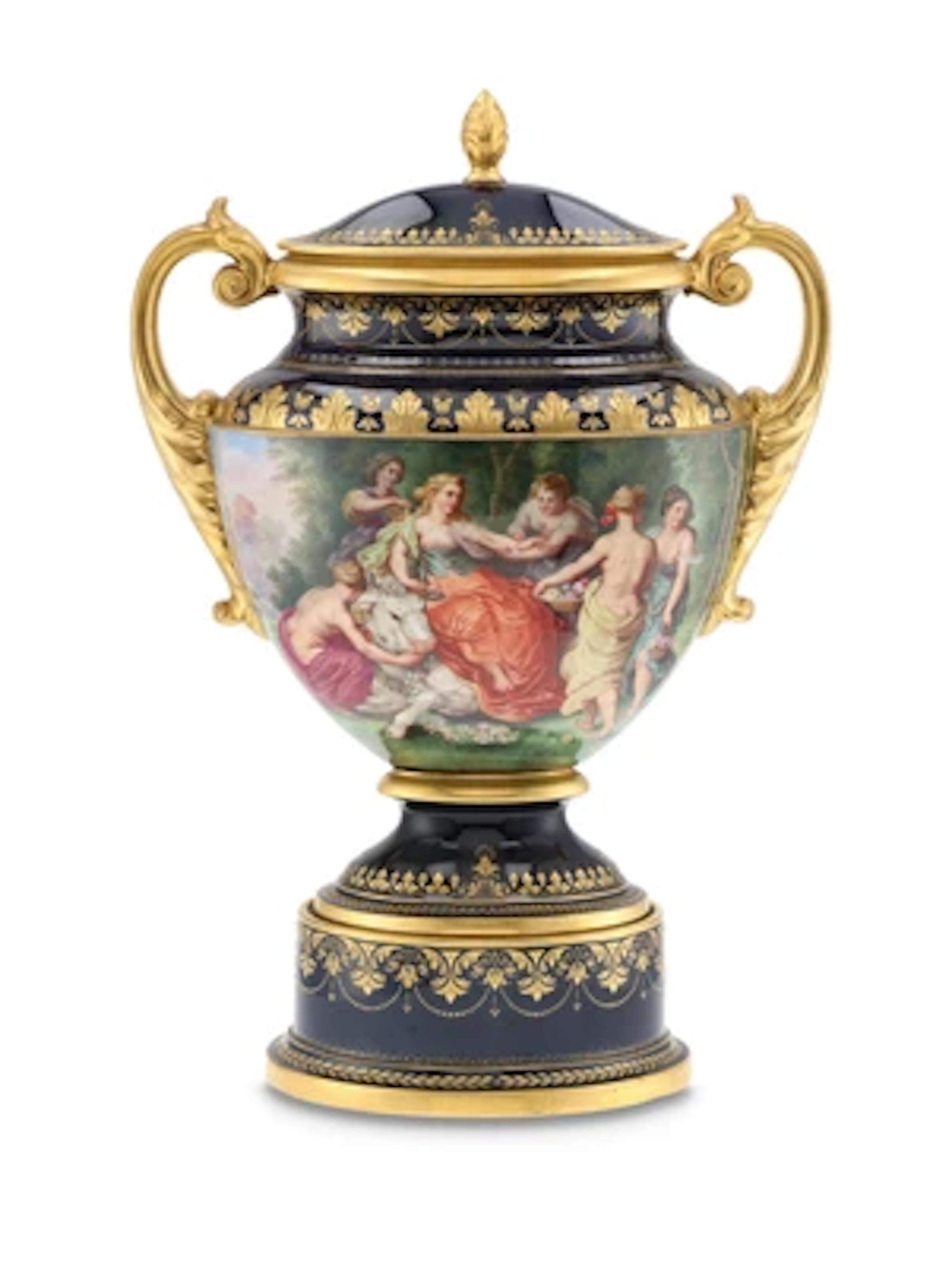 A Magnificent Vase ‘Europe’, C. M. Hutschenreuther Porcelain Factory