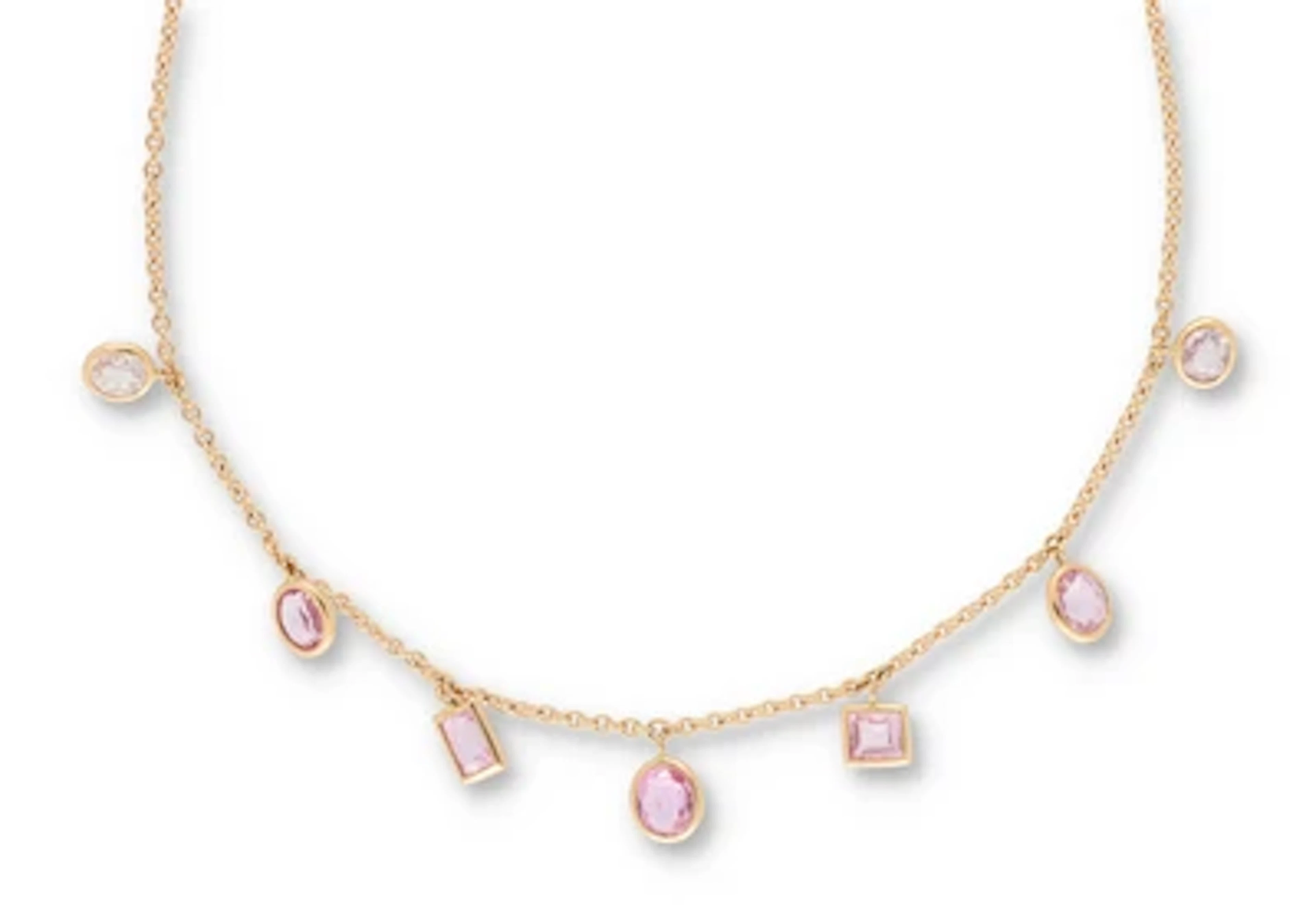 Schullin "Shorty" Halskette mit rosa Saphir zus. ca. 3,51 ct