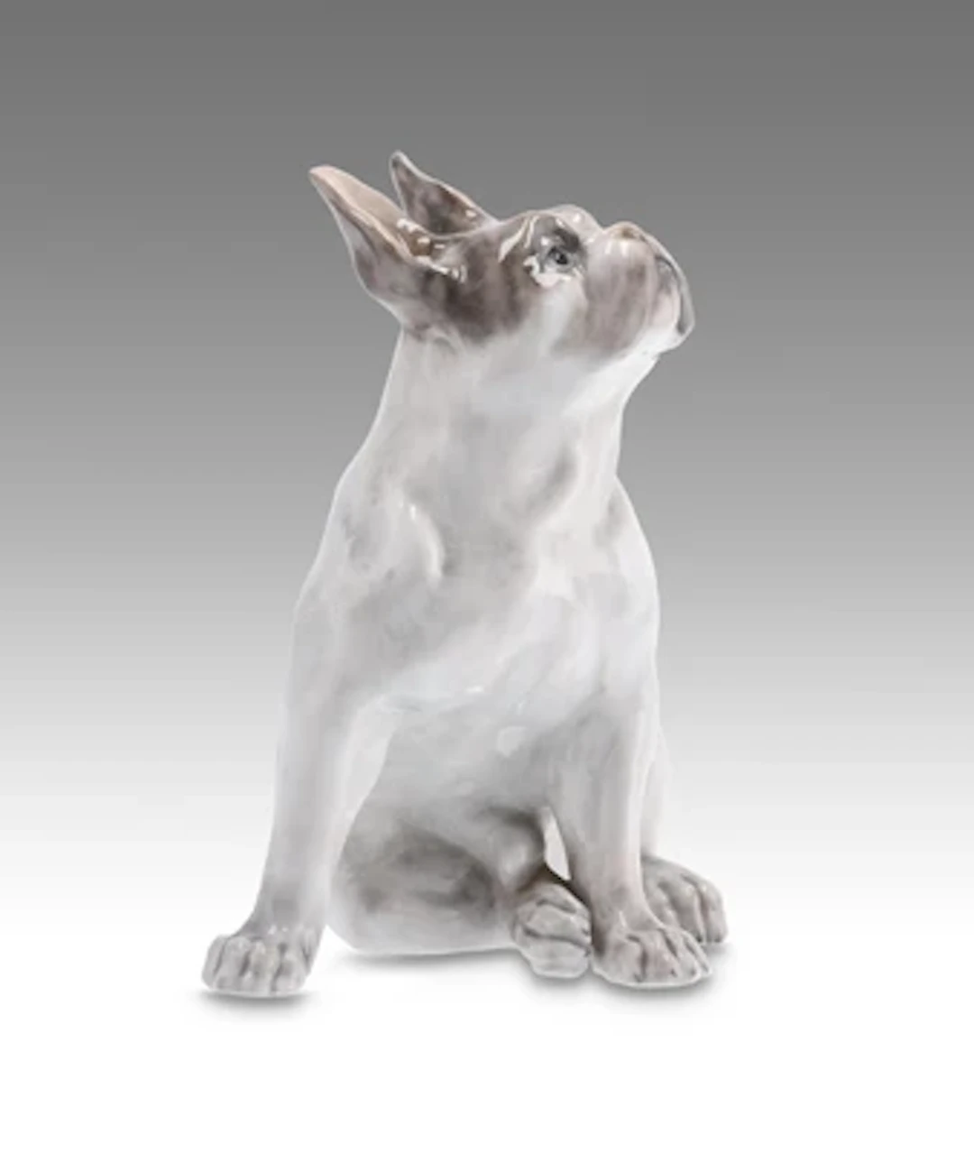 Knud Kyhn, a French bulldog, model number 956, designed in 1908, executed