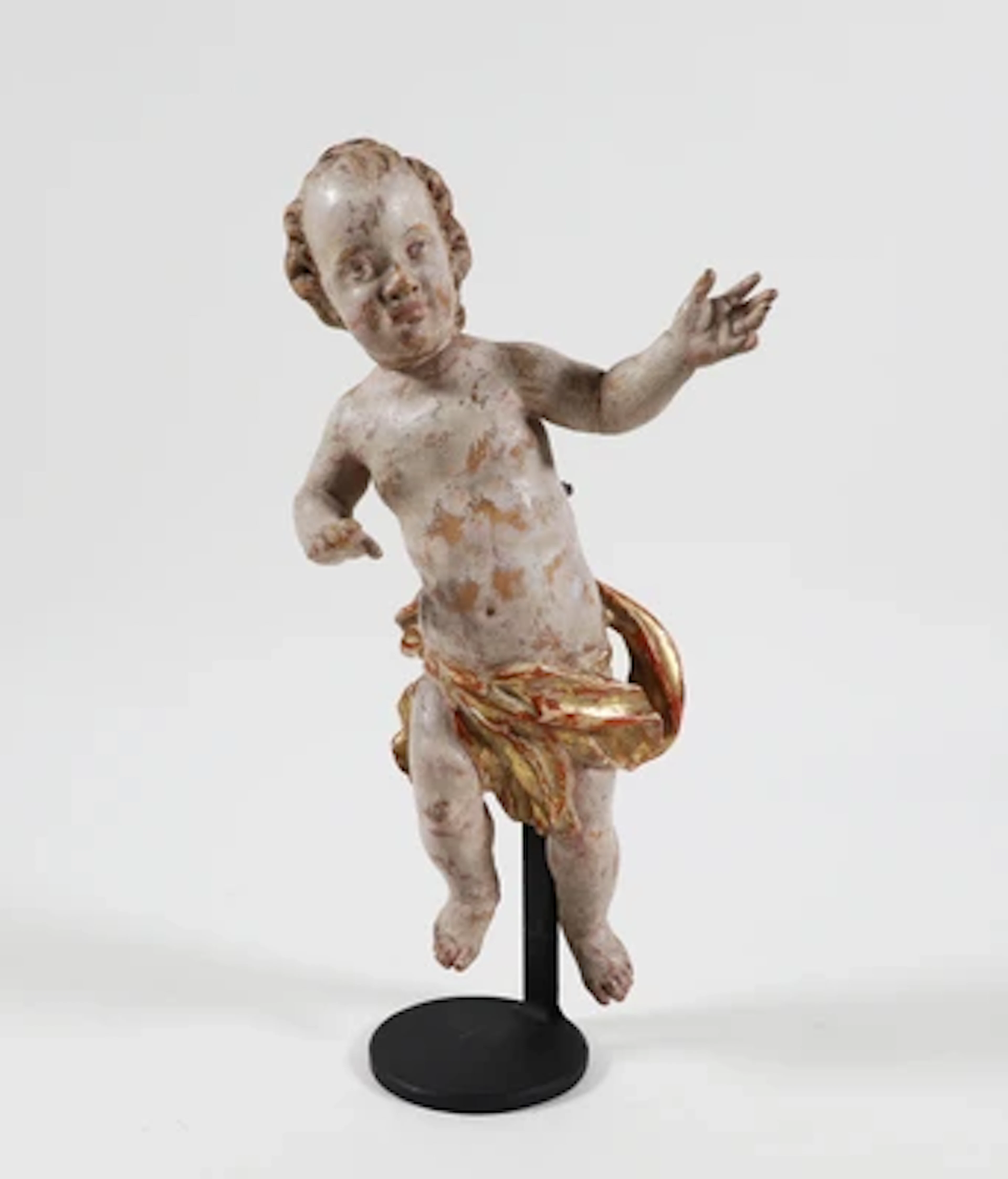 Kleiner barocker Putto, Alpenländisch, 18. Jahrhundert