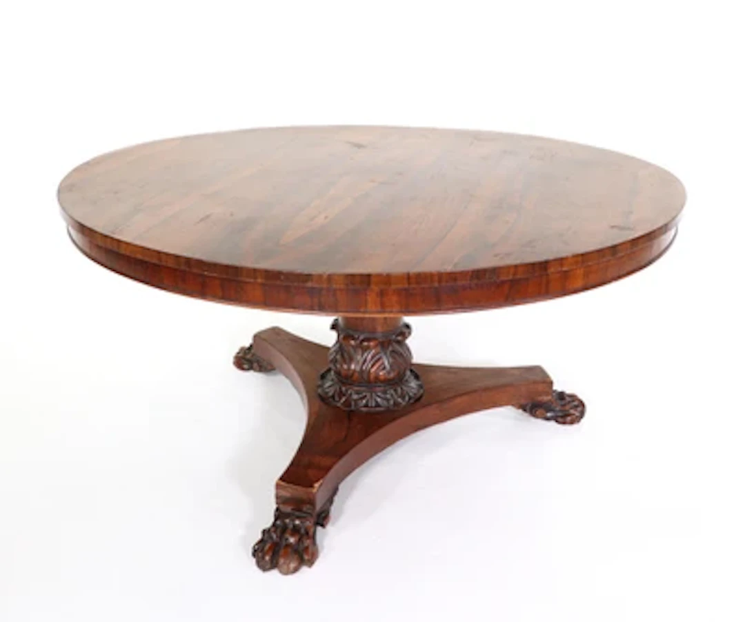 Georg IV.-Klapptisch, Breakfast Table, England um 1825
