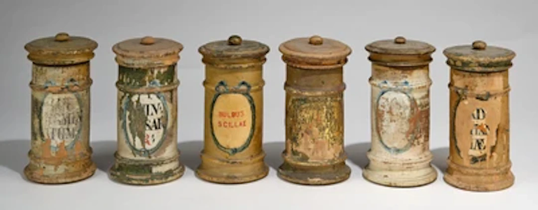 12 Apothekenstandgefäße