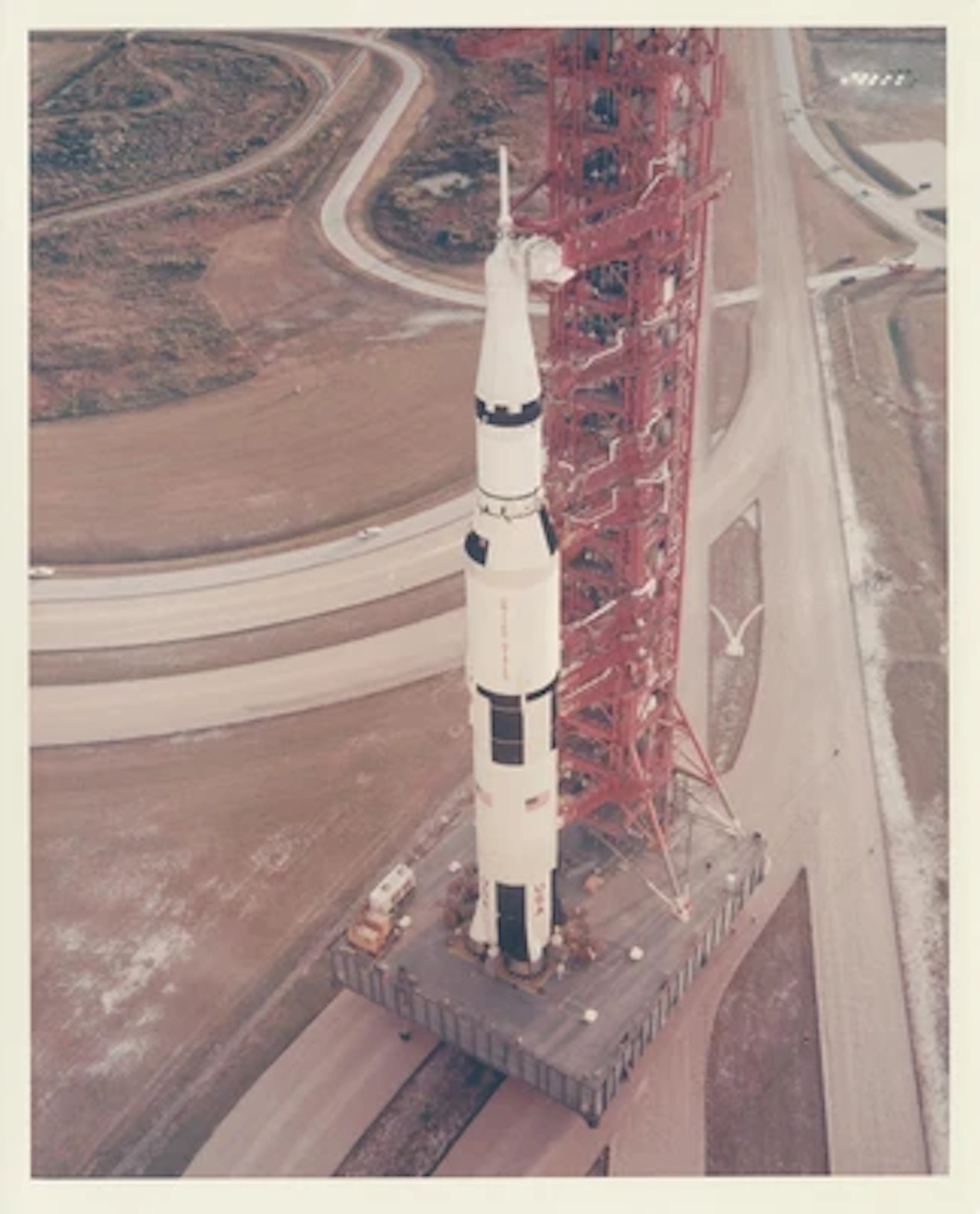 APOLLO 14 - Saturn V Rolls toward the Moon