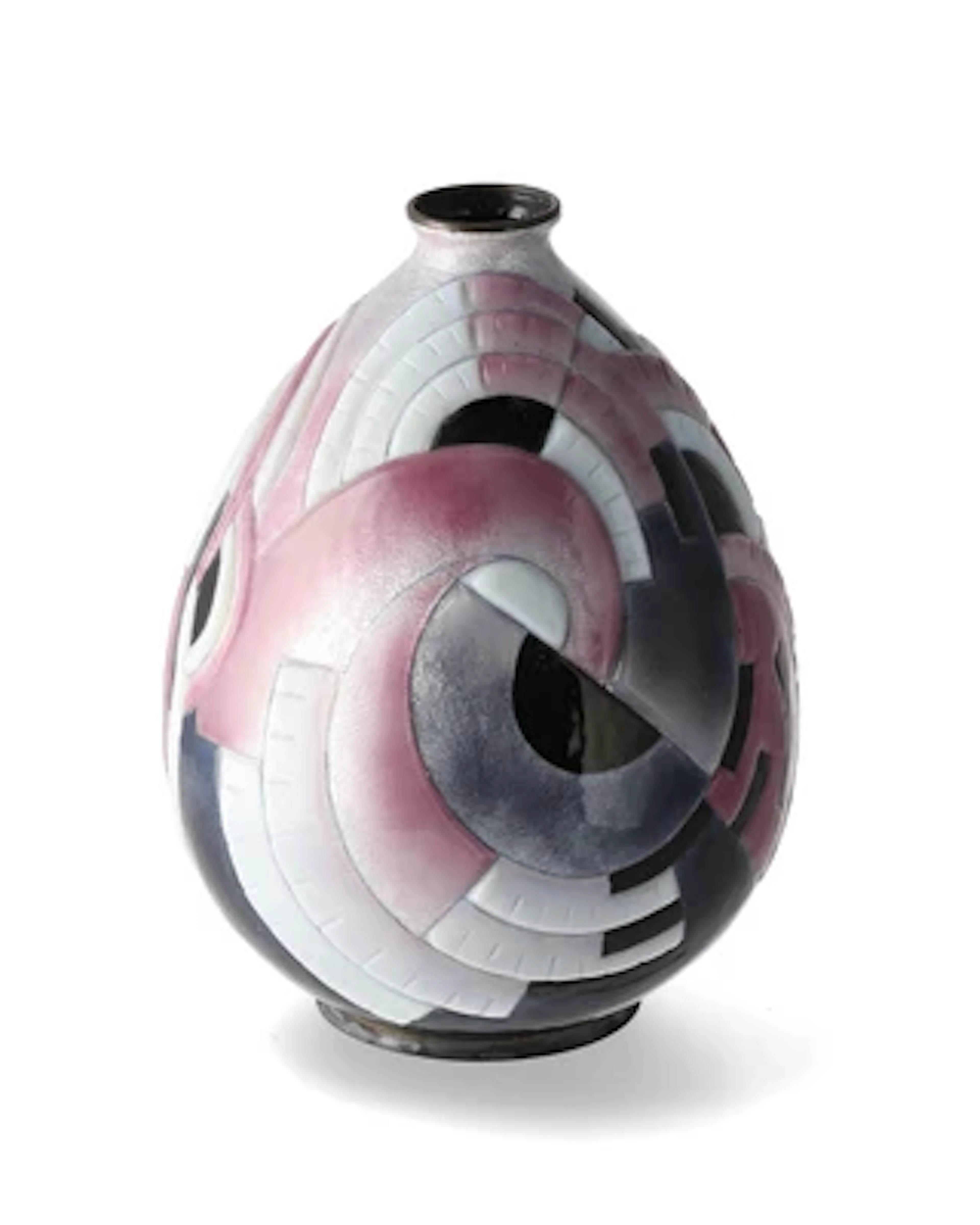 Camille Fauré (France, 1874-1956), a vase with geometric decoration, Limoges