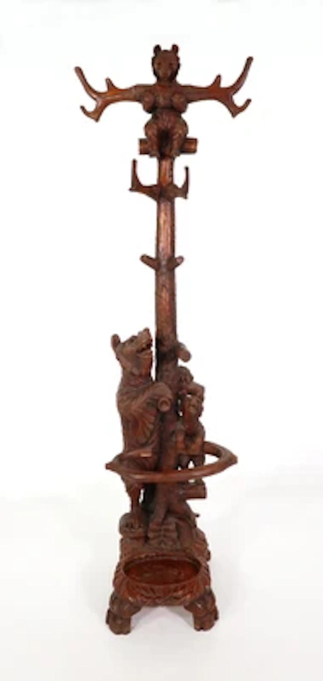 Brienzer Garderobenständer, Schweiz um 1900