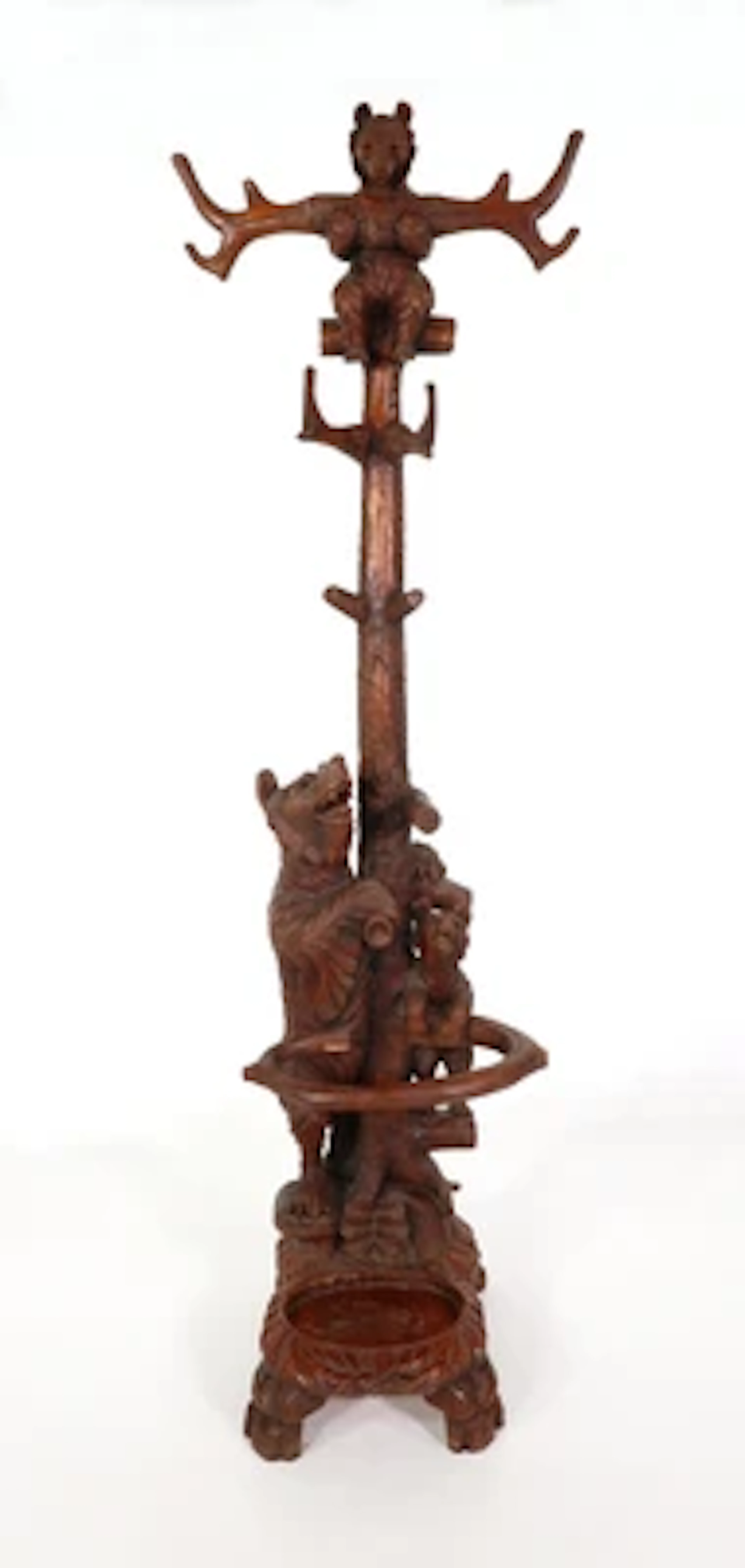 Brienzer Garderobenständer, Schweiz um 1900