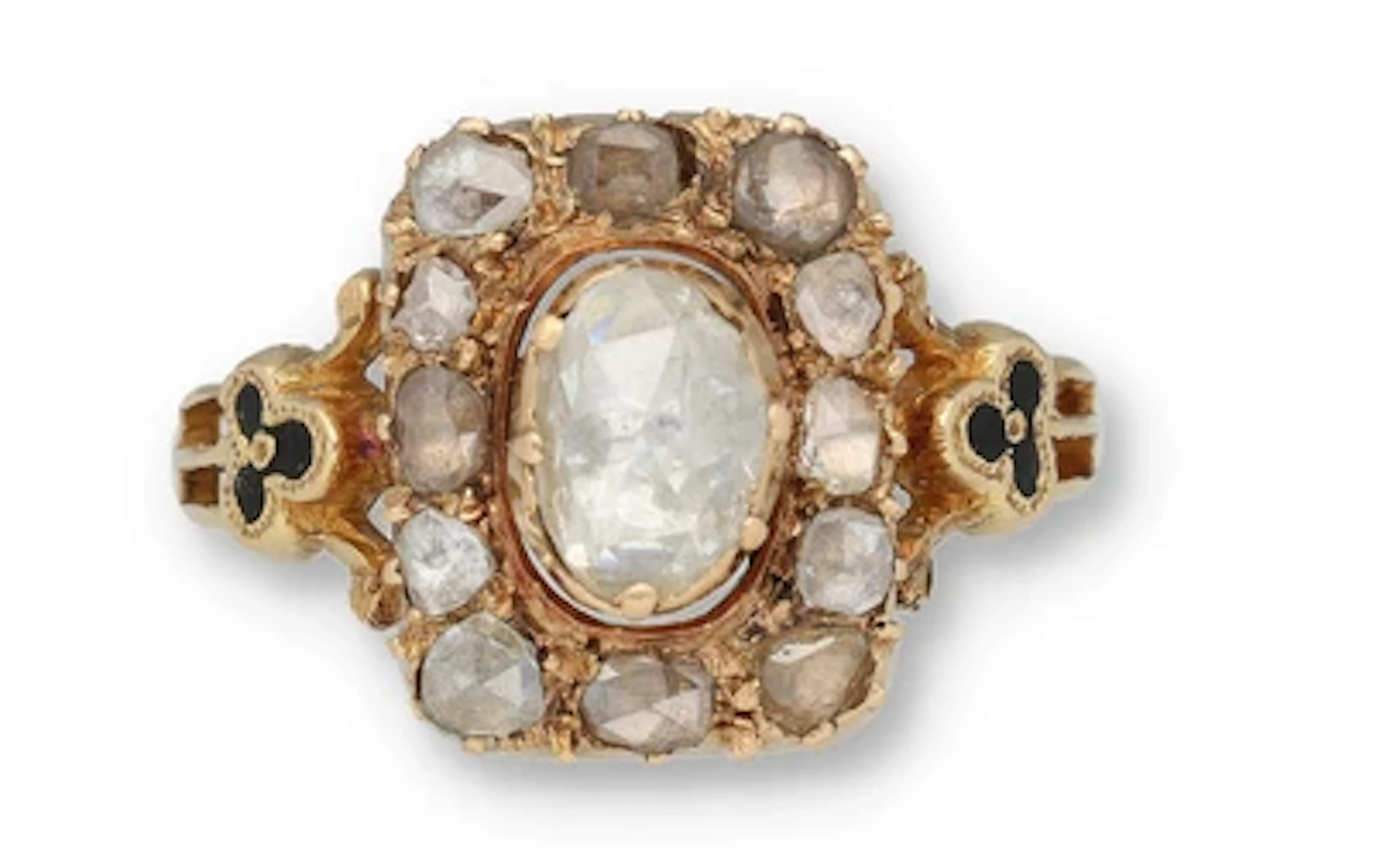 Diamantring zus. ca. 0,90 ct
