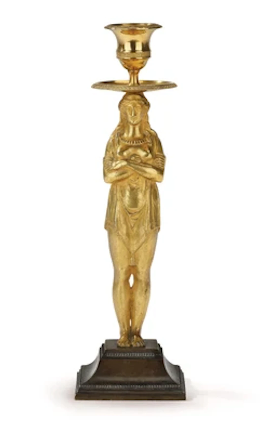 A Rare Figural Candlestick