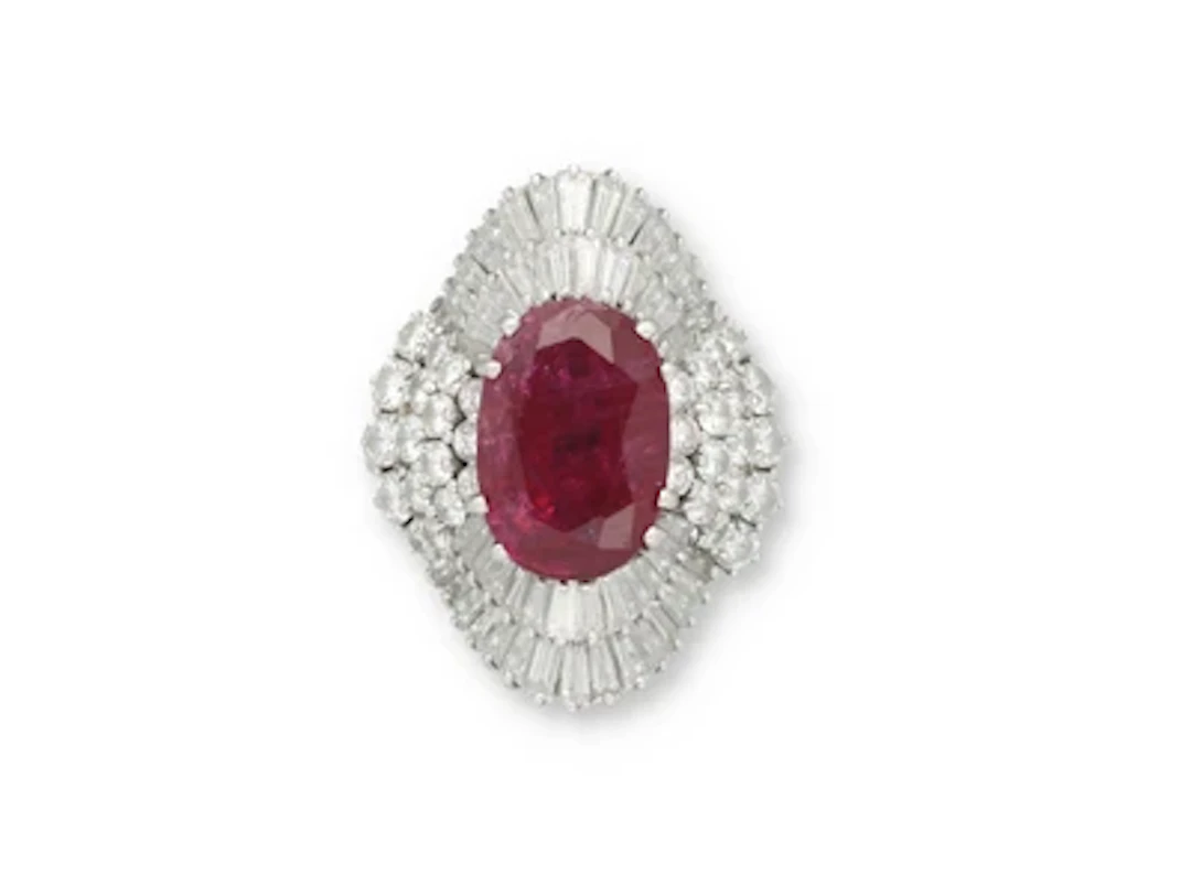 Rubin Ring ca. 4 ct