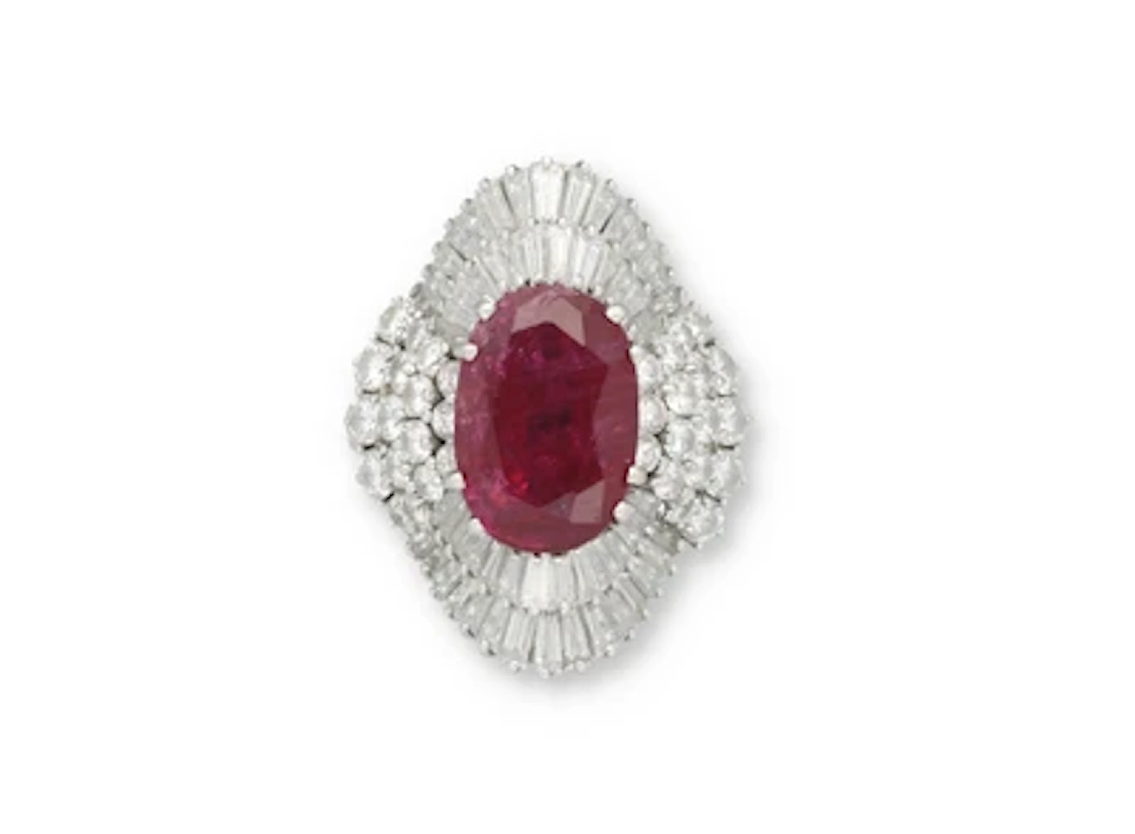 Rubin Ring ca. 4 ct