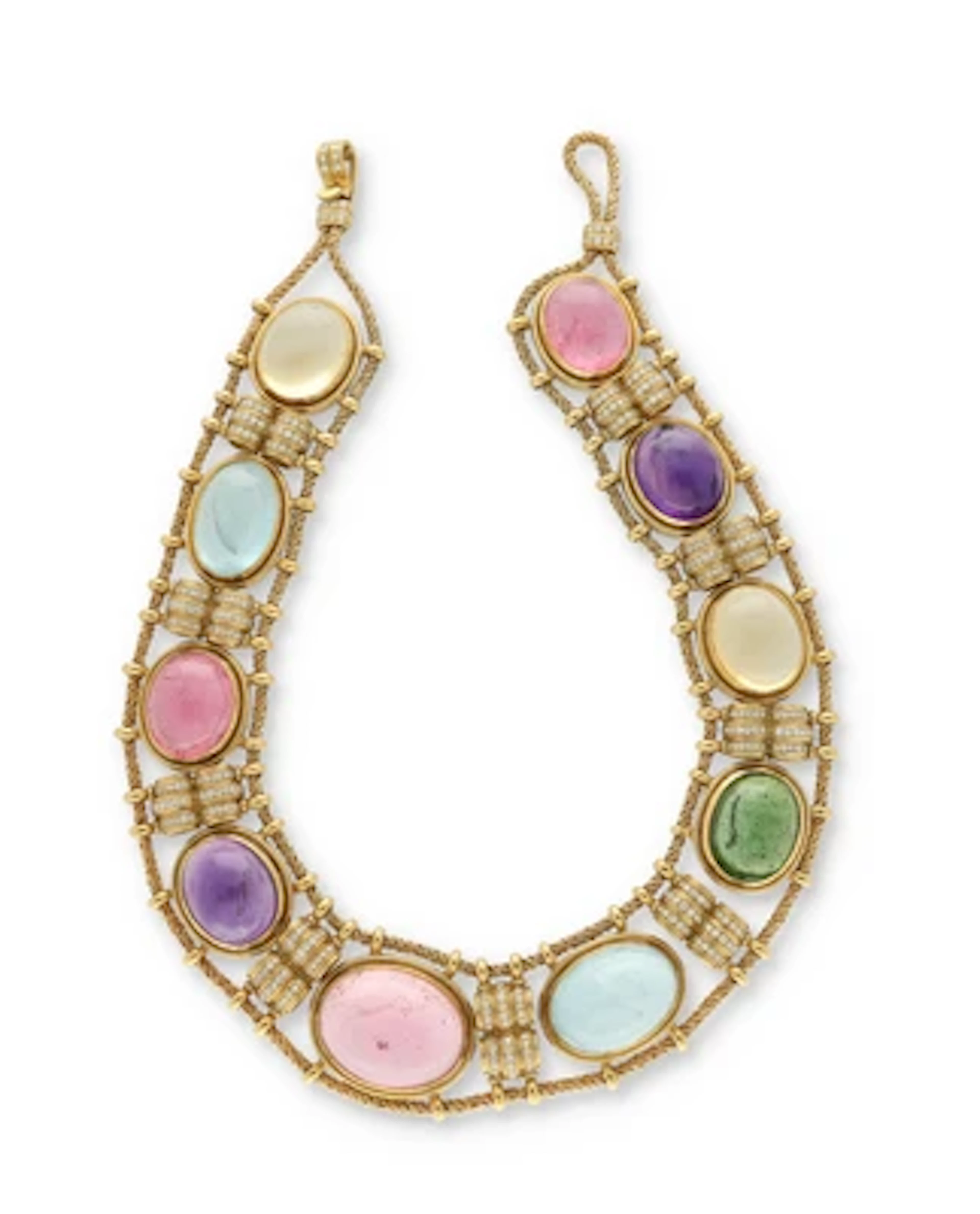 Brillant Schmuckstein Collier