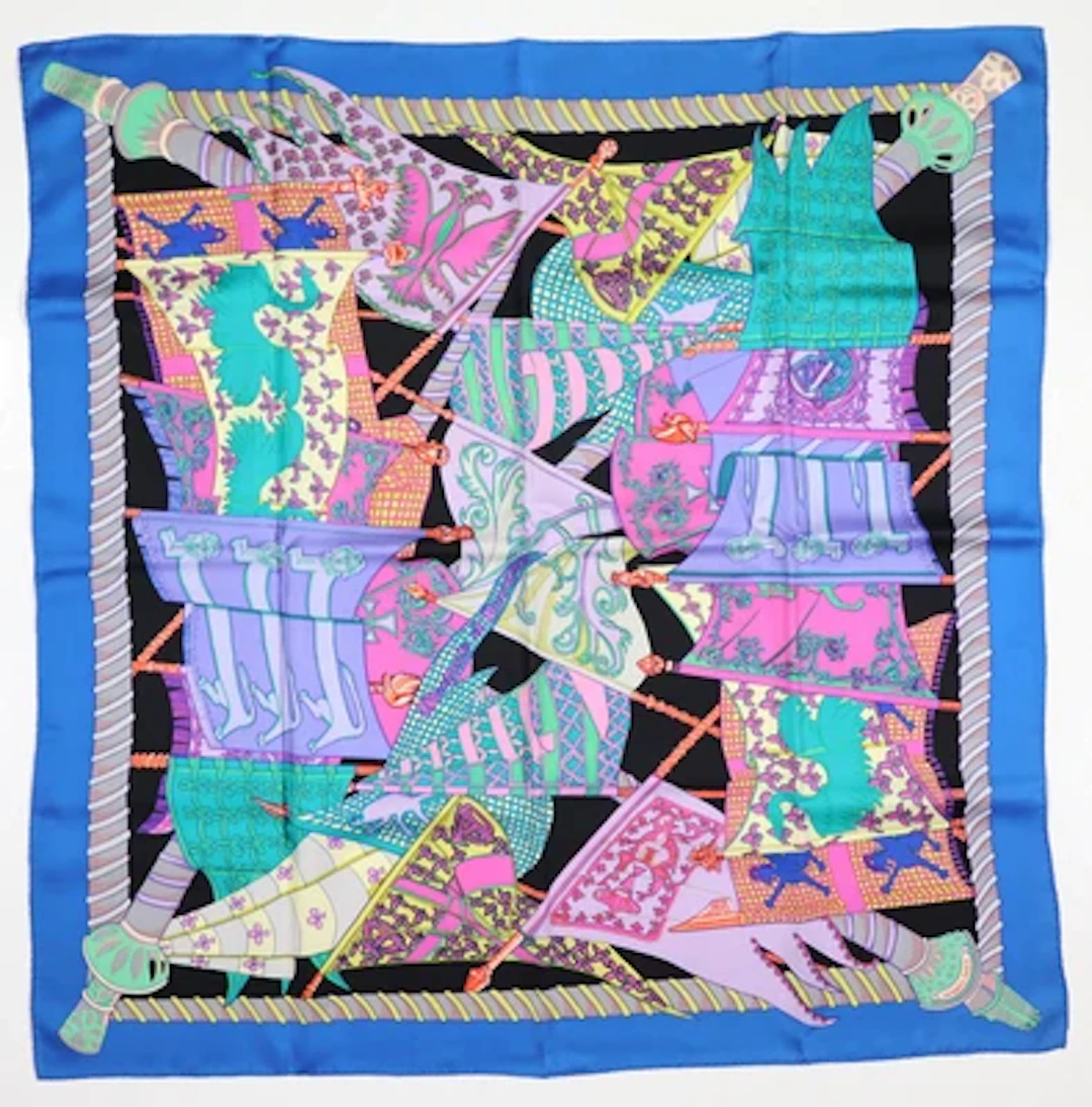 Hermès Tuch "Etendards et Bannières"