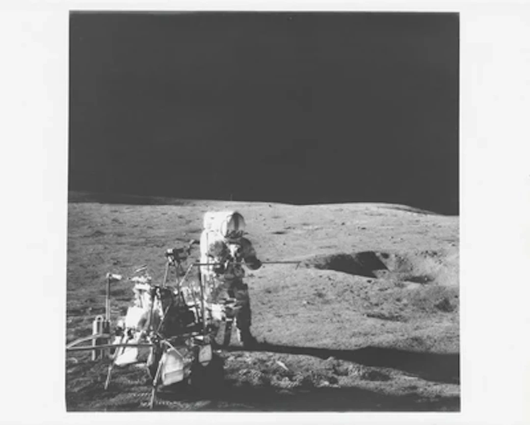 APOLLO 14 - Alan Shepard and the Met on the Way to Cone Crater