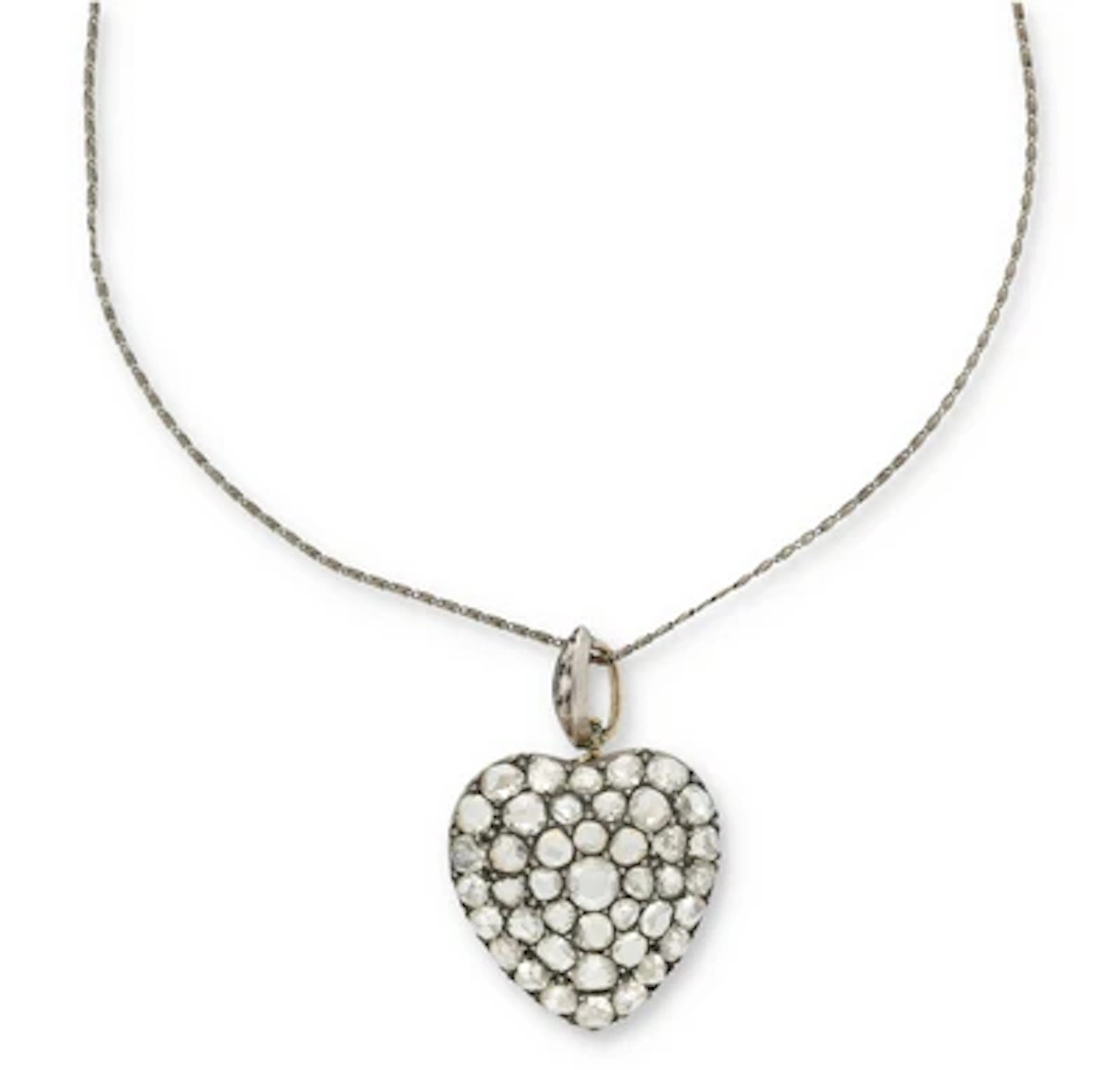 Diamantrauten Herzanhänger zus. ca. 2 ct