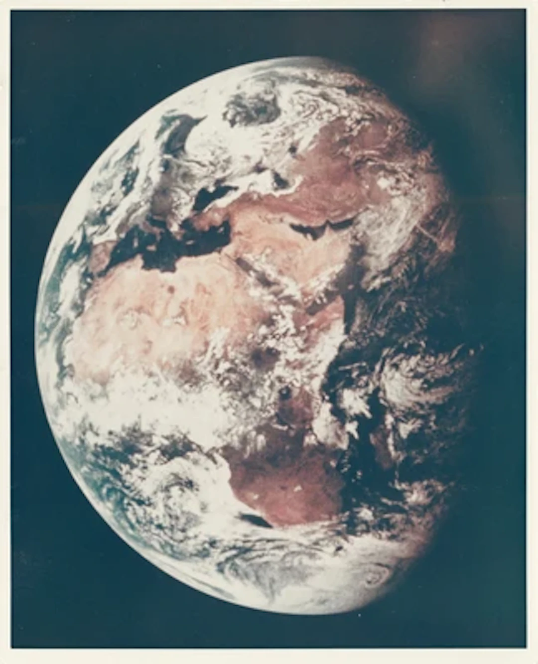 APOLLO 11 - Iconic Earth Halfway to the Moon