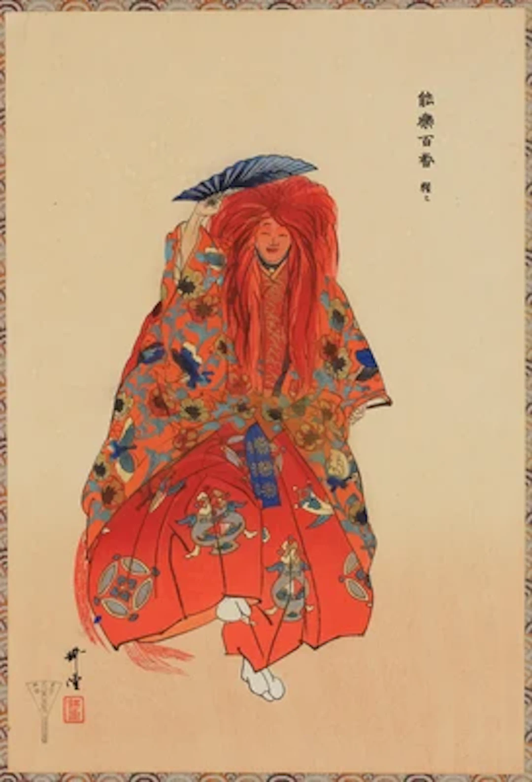 Tsukioka Kogyo (1869-1927) "One Hundred No Dramas"