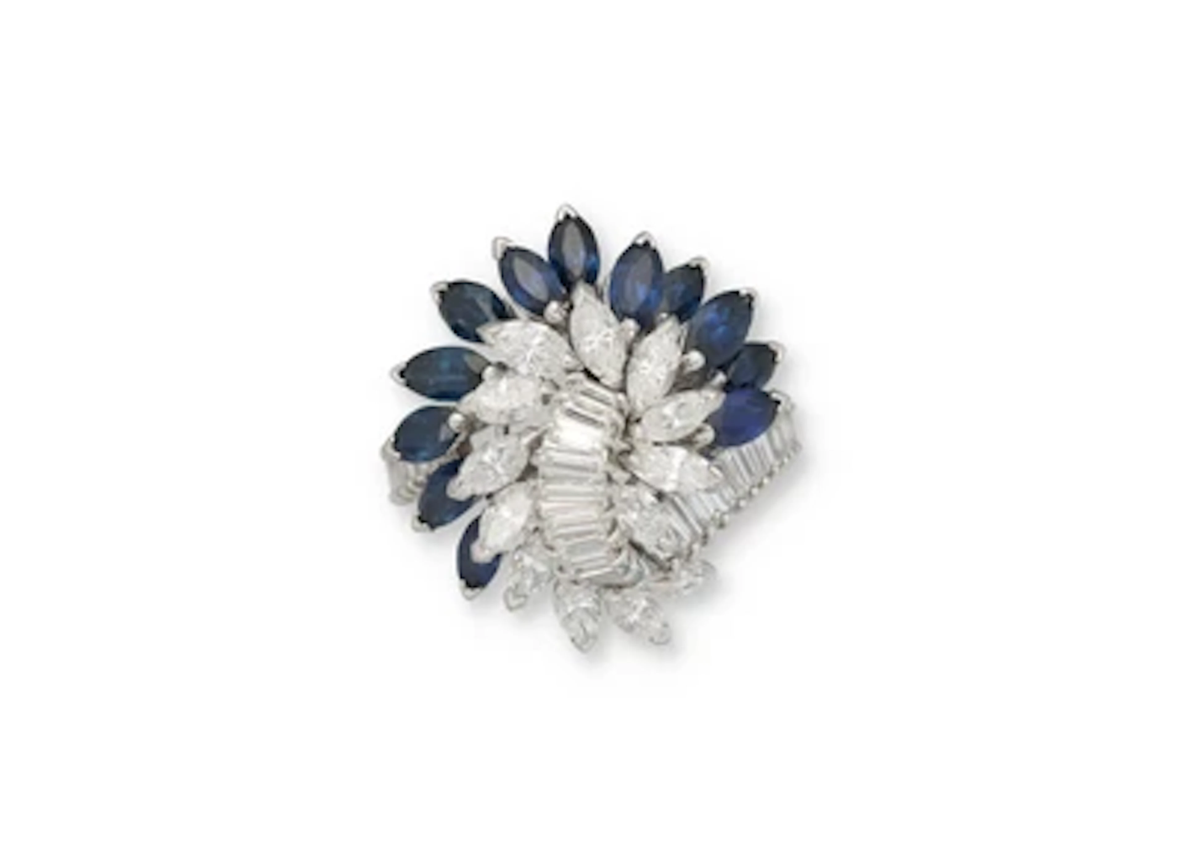 Diamant Saphir Ring