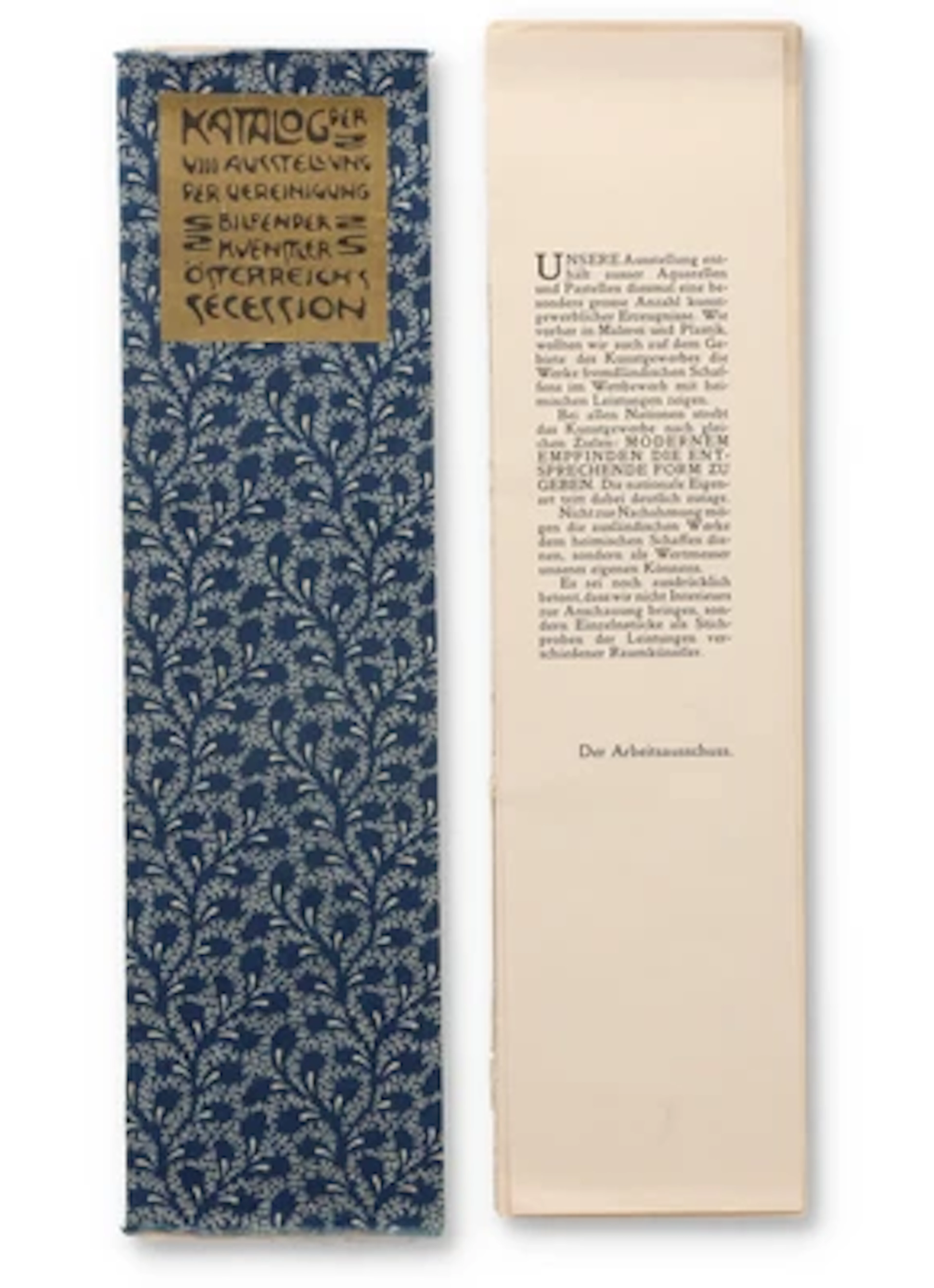 VIII. AUSSTELLUNG DER SECESSION. - KATALOG.