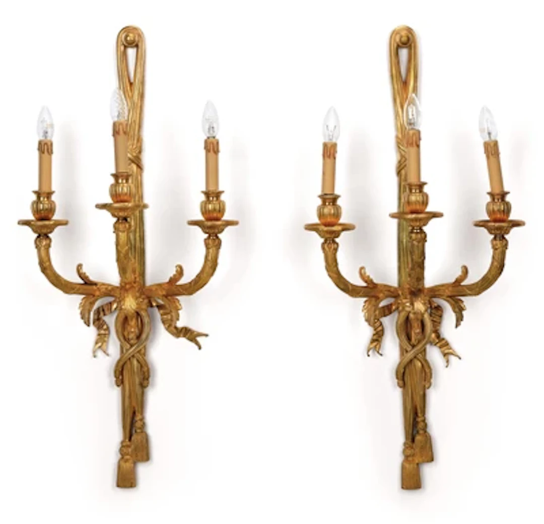 A Pair of Large Wall Lights