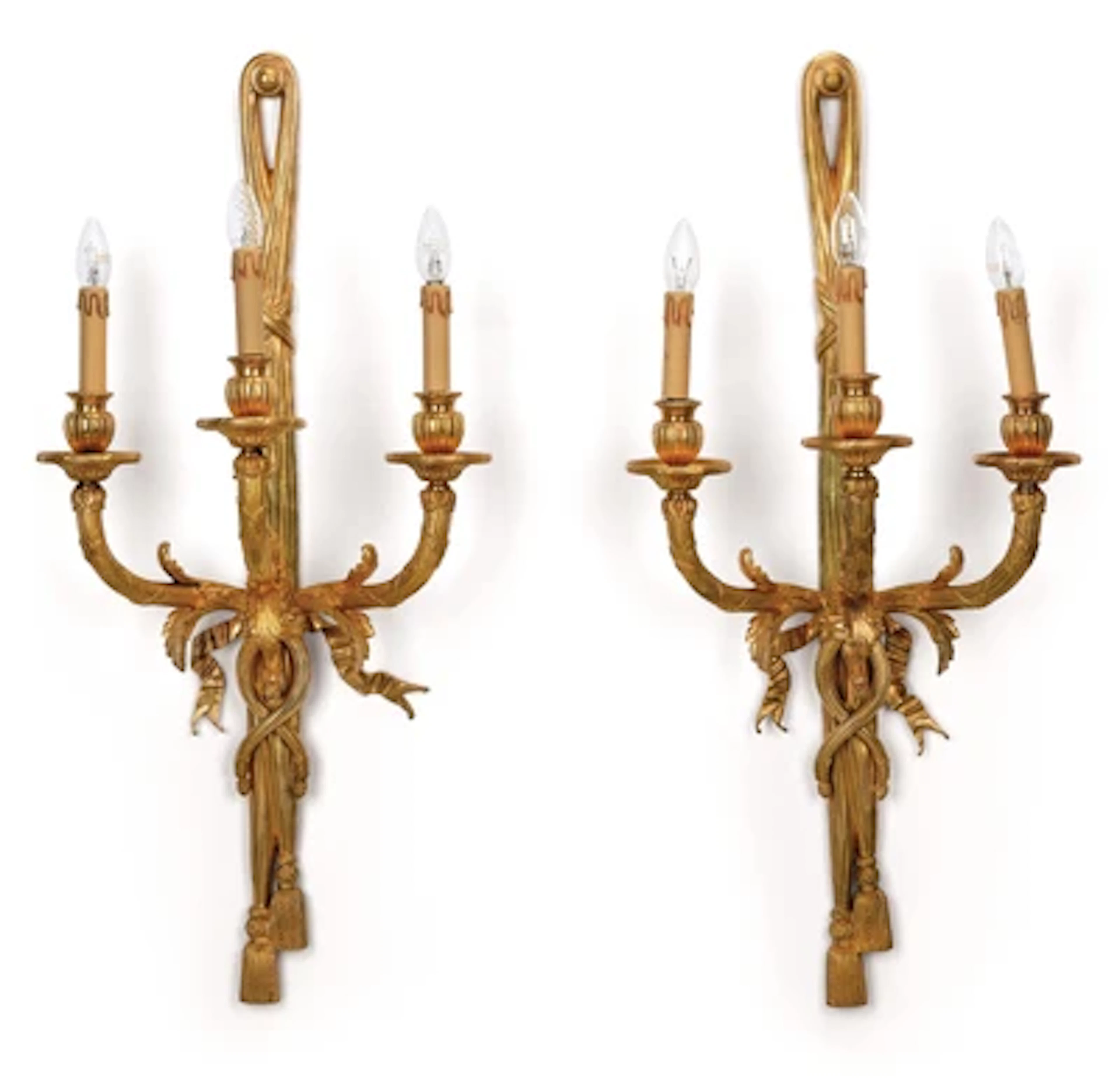 A Pair of Large Wall Lights