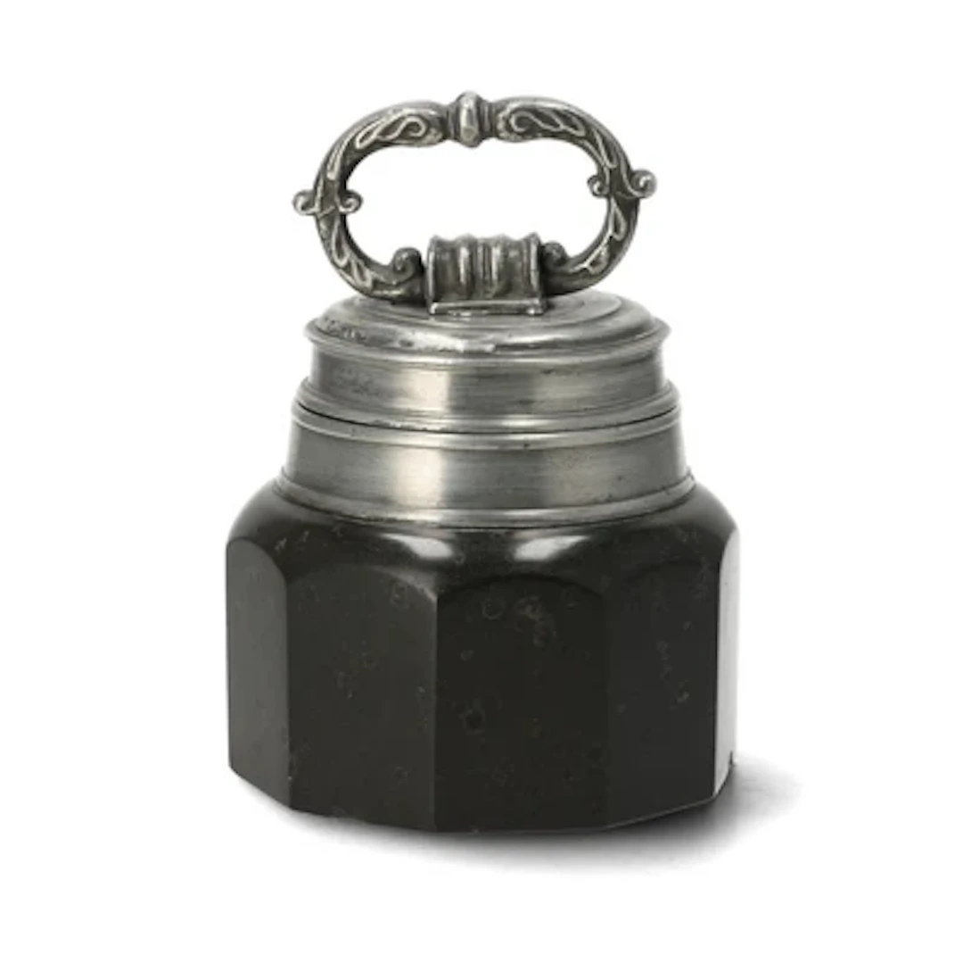 A Saxon Serpentine Screw-Top Bottle