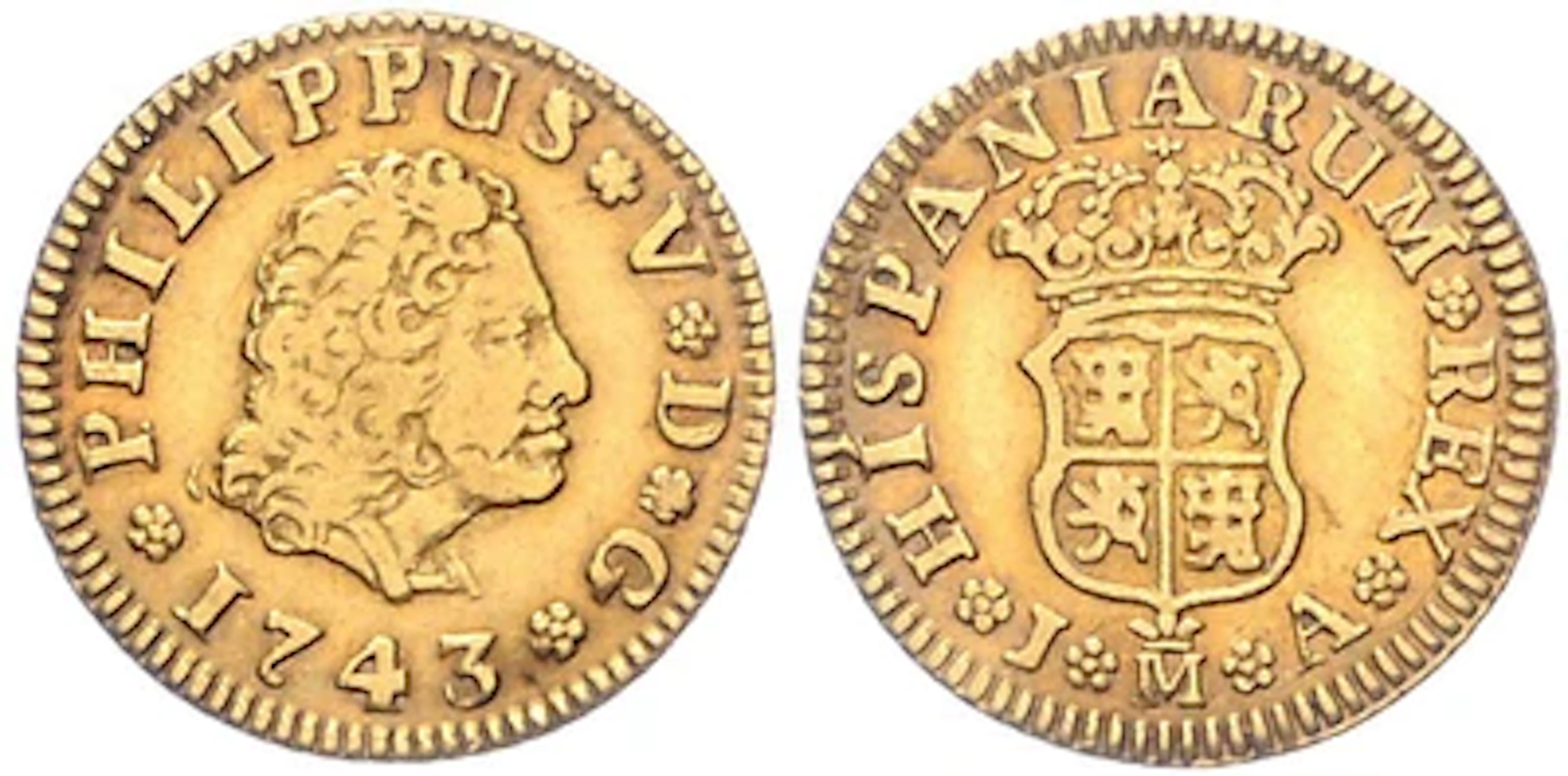 Philipp V. 1700-1746 GOLD