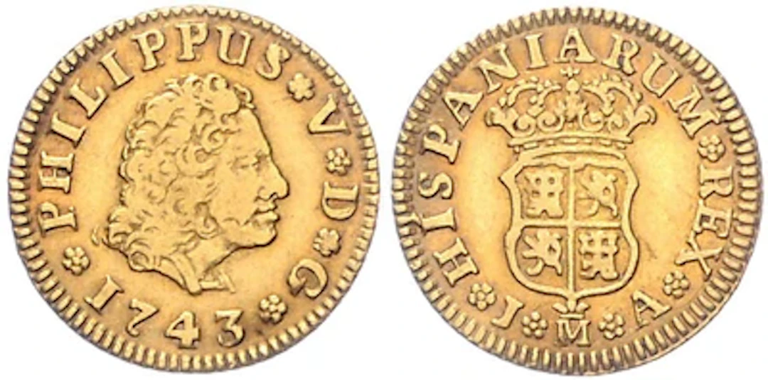 Philipp V. 1700-1746 GOLD