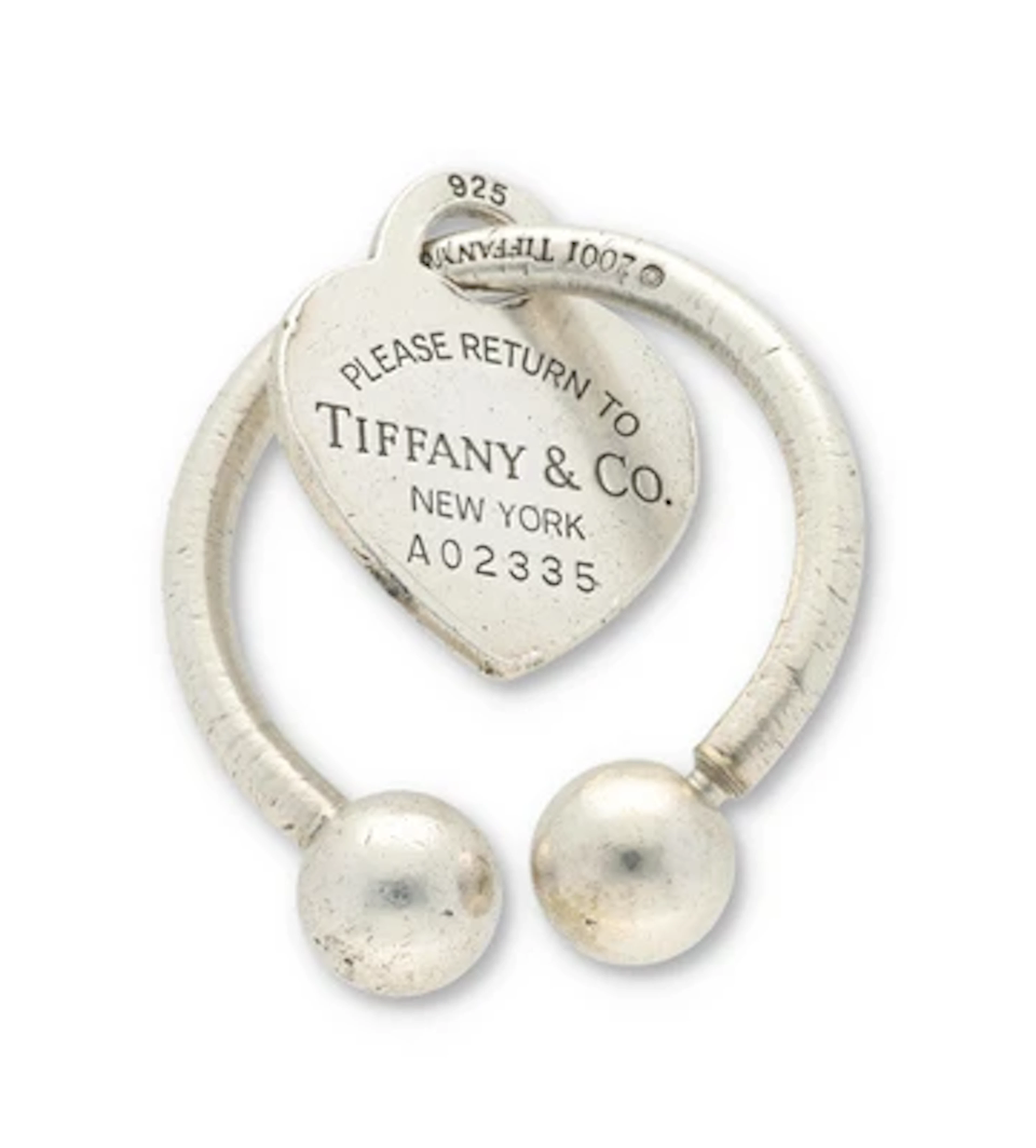 Schlüsselring 'Return to Tiffany' aus Sterlingsilber, Tiffany & Co., 2001