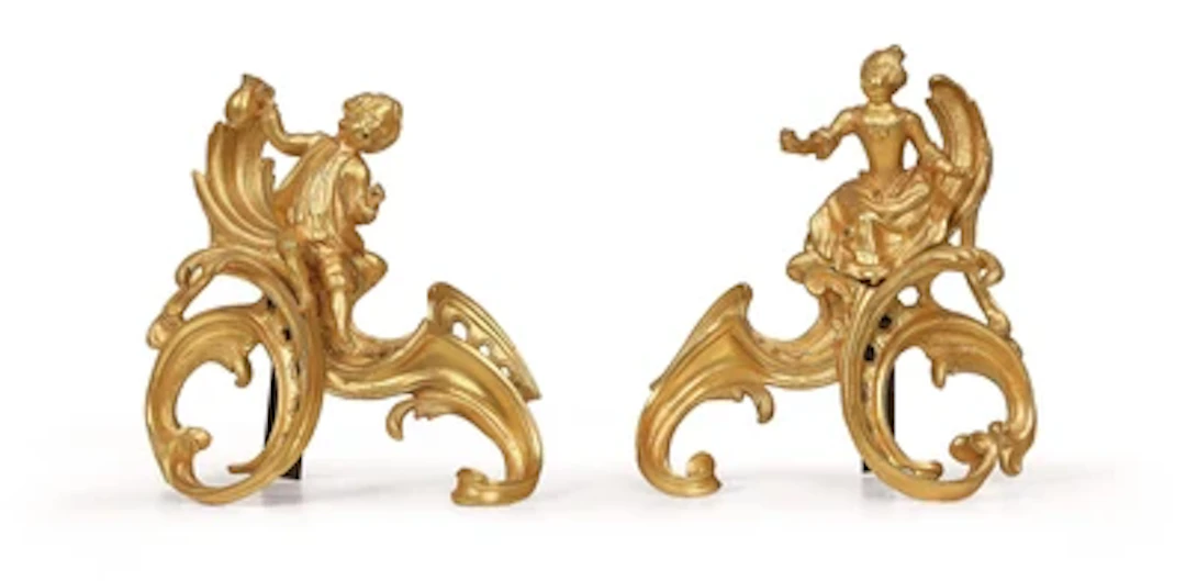 A Pair of Andirons