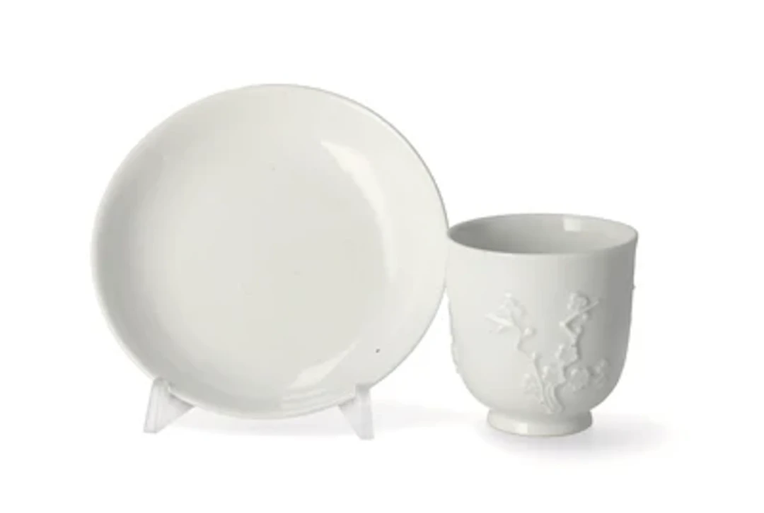A Cup and Saucer, Meissen, c. 1745