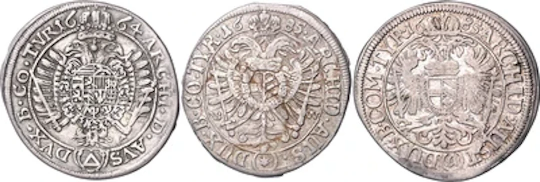 Leopold I.- Münzstätten Neuburg, Würzburg, Mainz und Augsburg