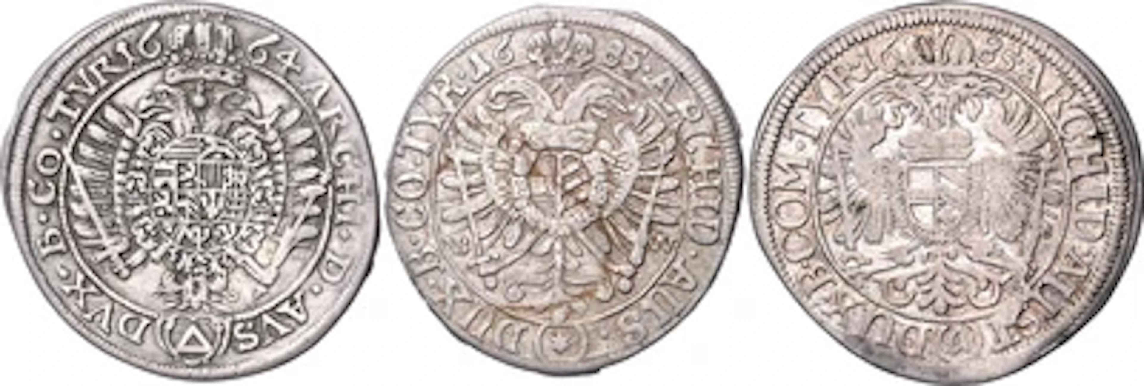 Leopold I.- Münzstätten Neuburg, Würzburg, Mainz und Augsburg