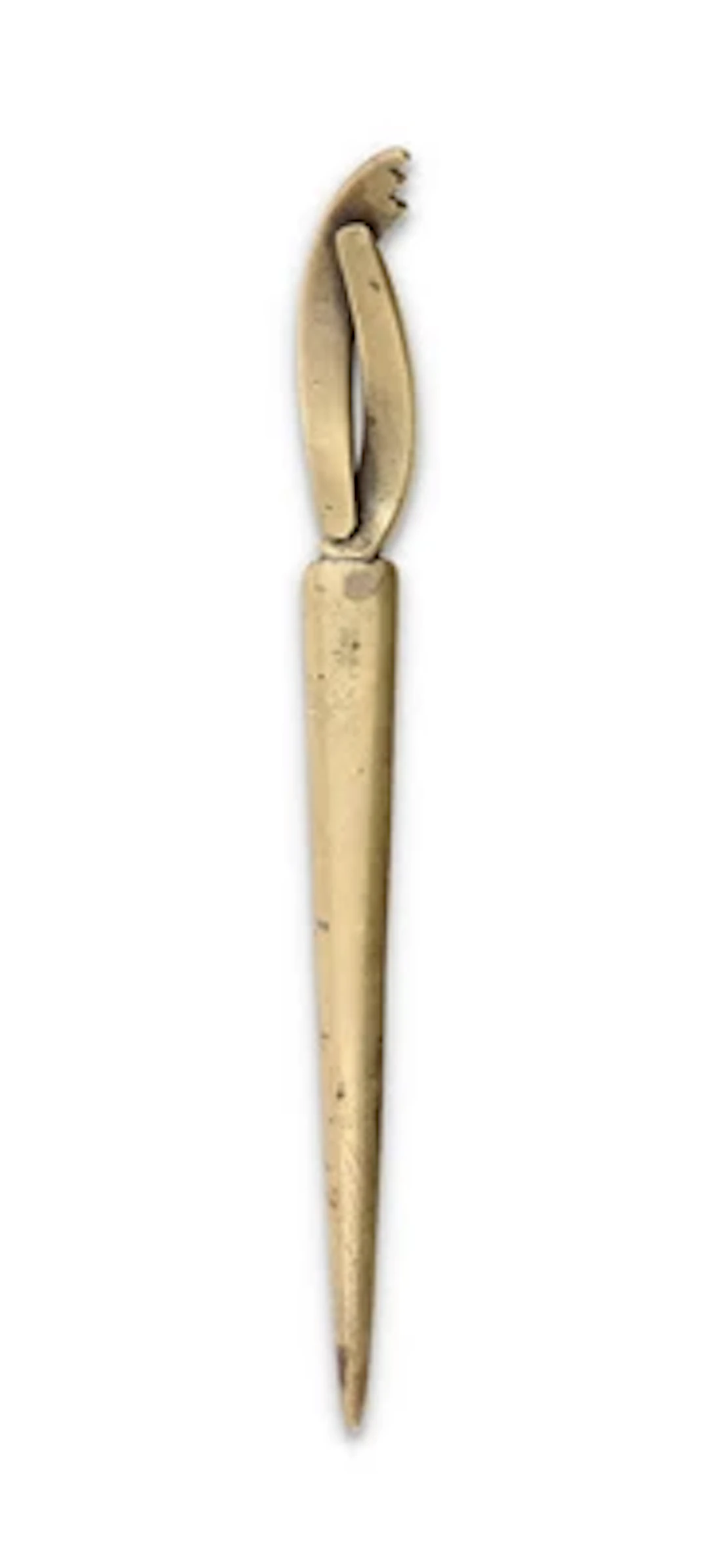 A brass letter opener, c. 1930