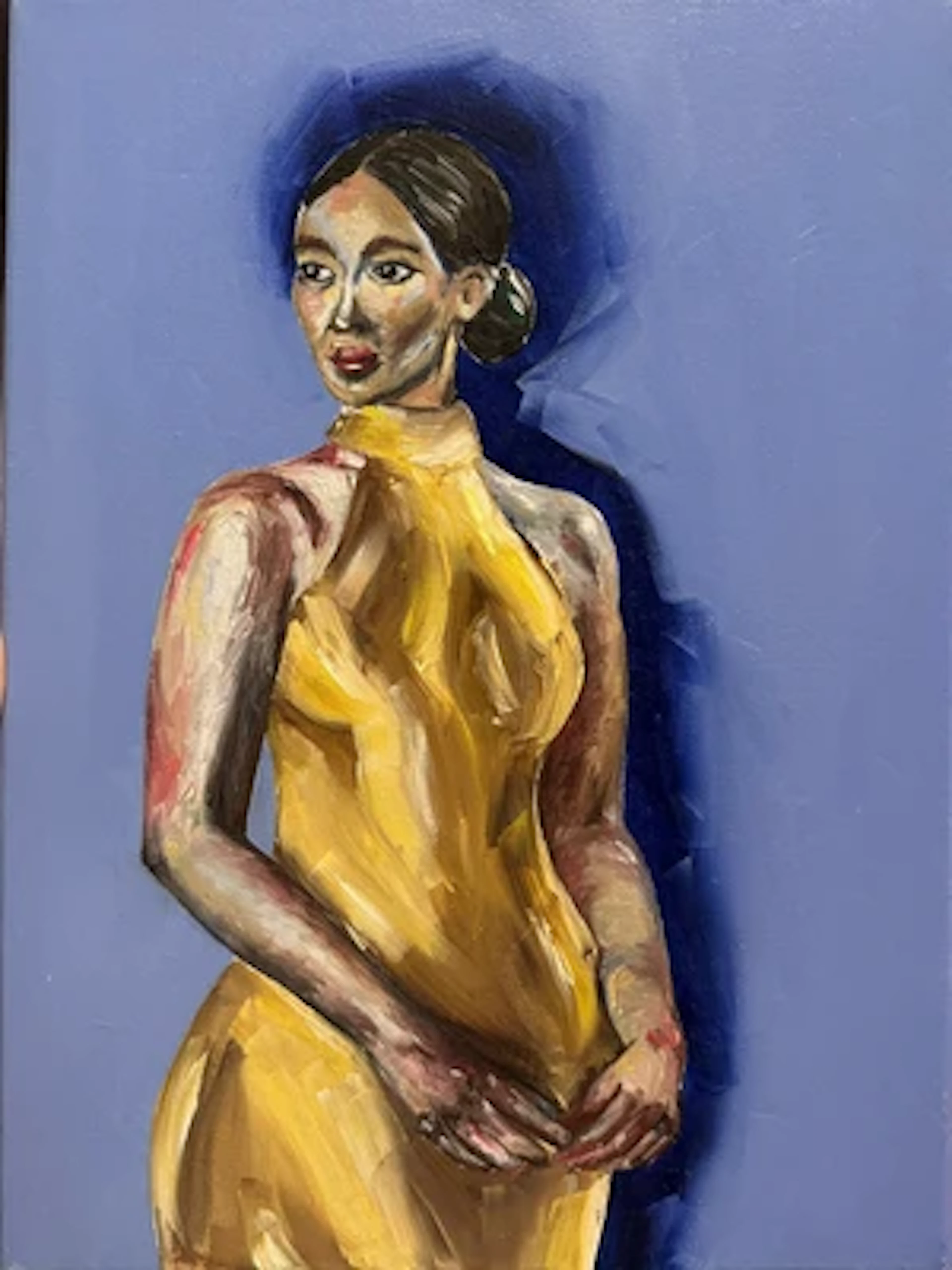 Leonore Leitner - "Woman in yellow"