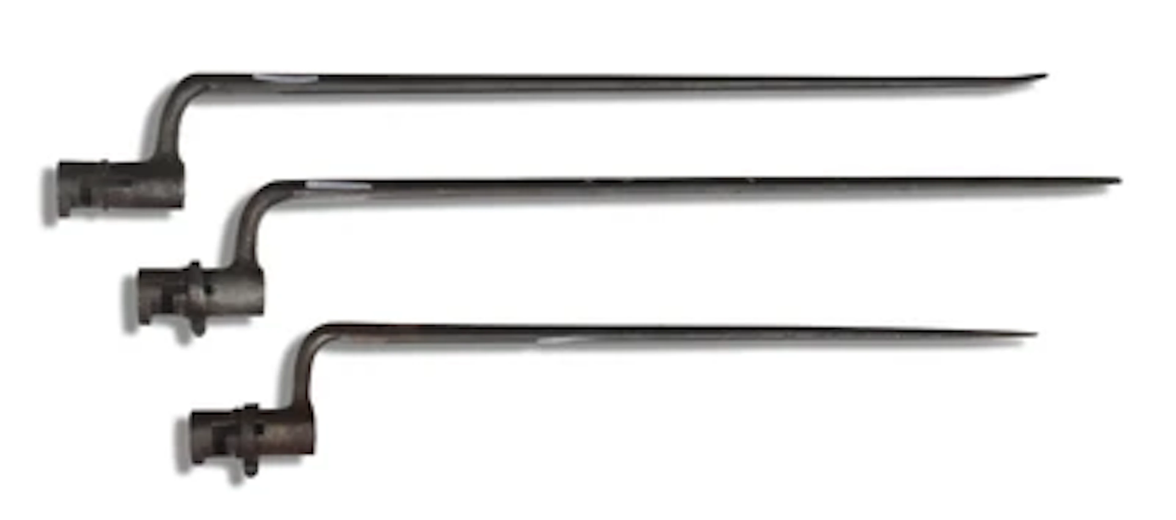3 französische Tüllenbajonette Modell 1777