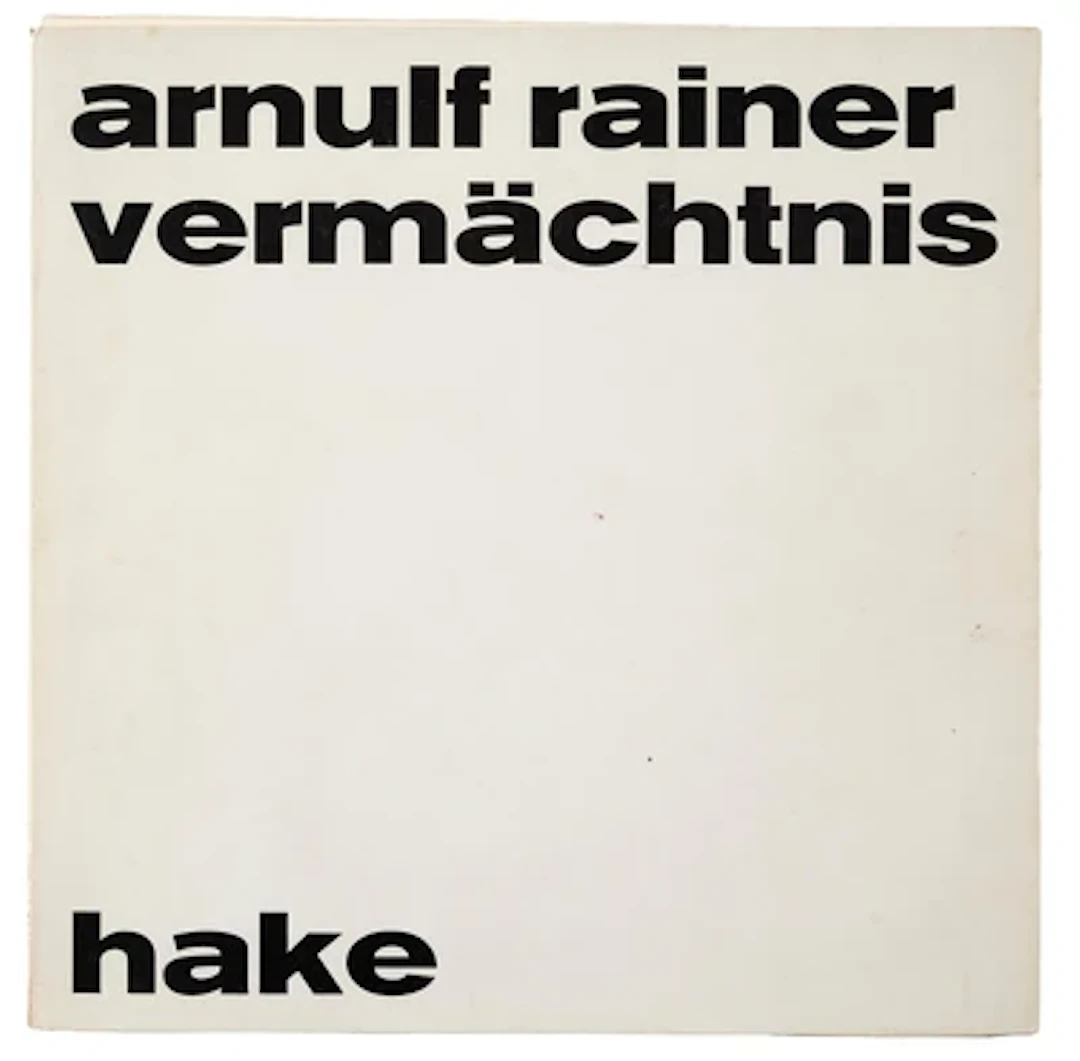 Arnulf Rainer *