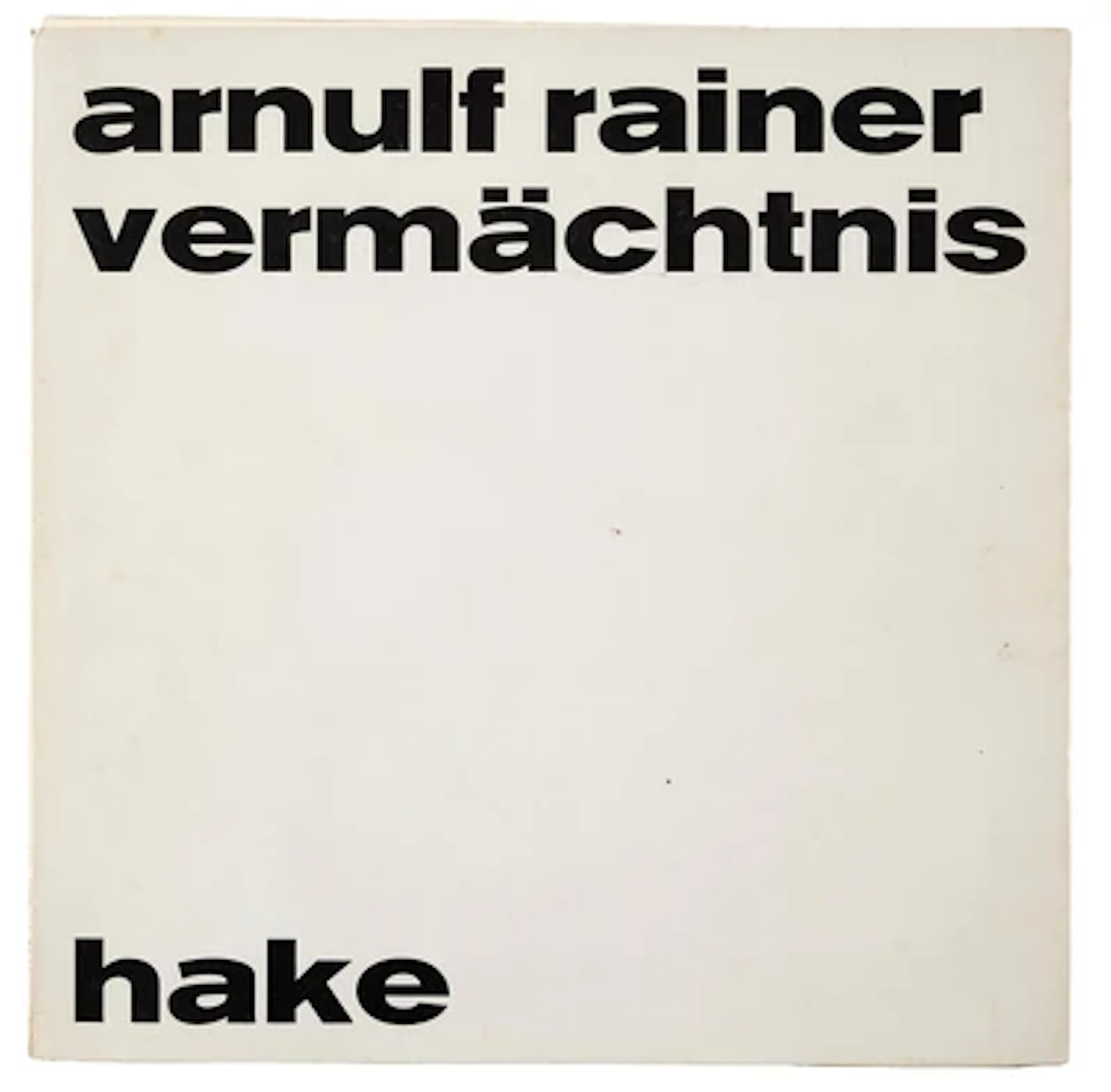 Arnulf Rainer *