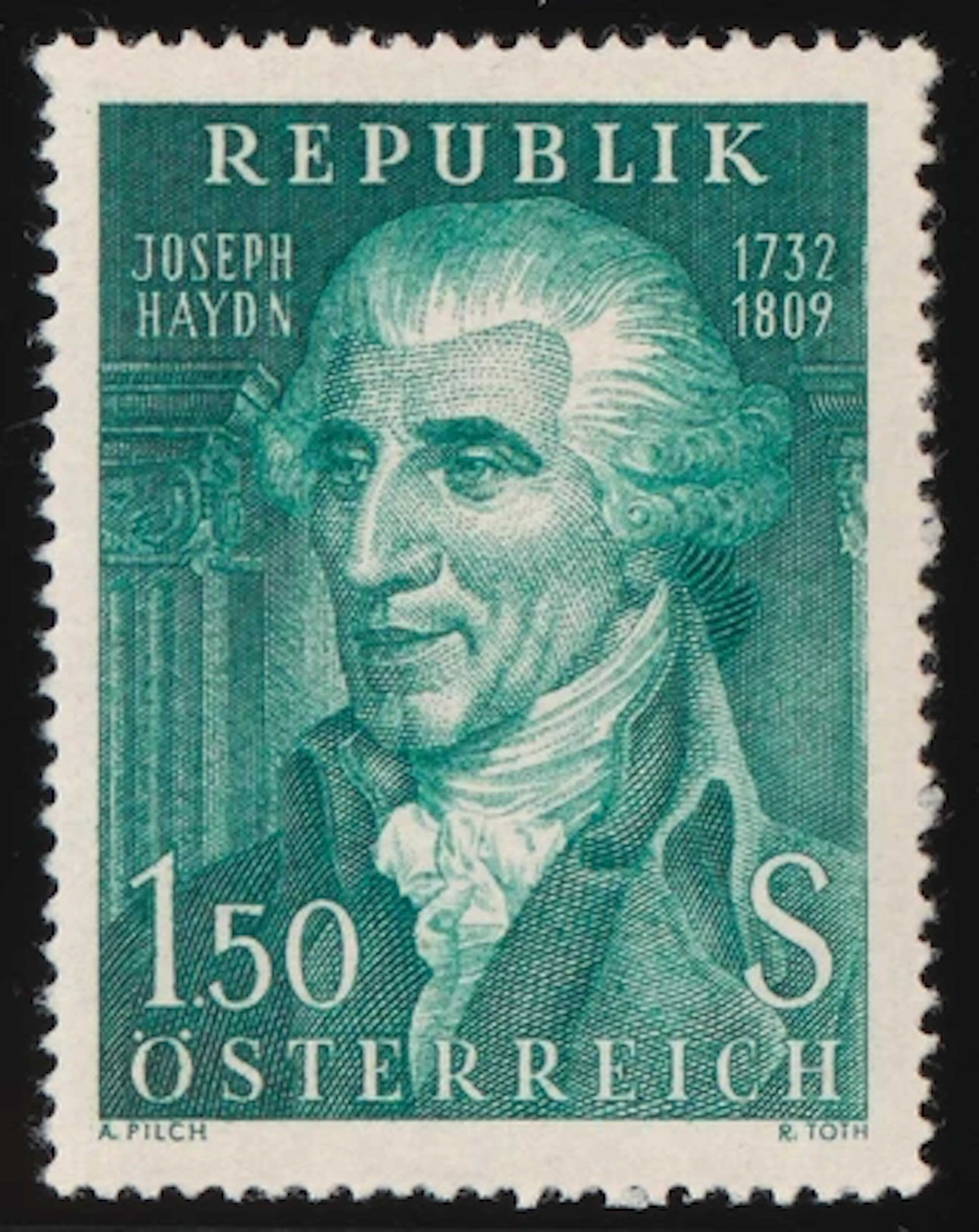 ** - Österr. Nr. 1083 PI (150. Todestag Joseph Haydn als PROBEDRUCK