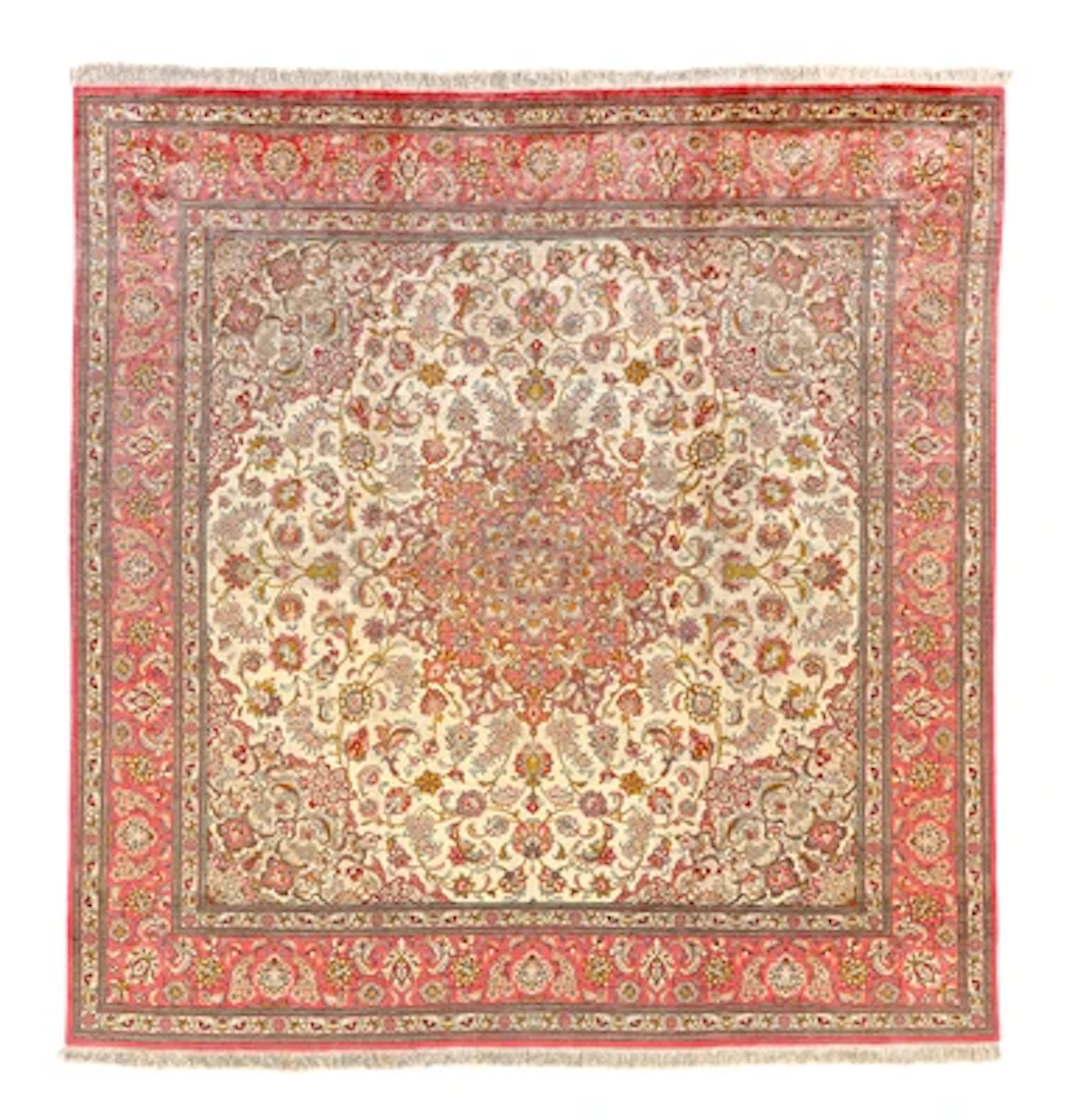 Ghom Fine Silk, Iran, c. 255 x 246 cm
