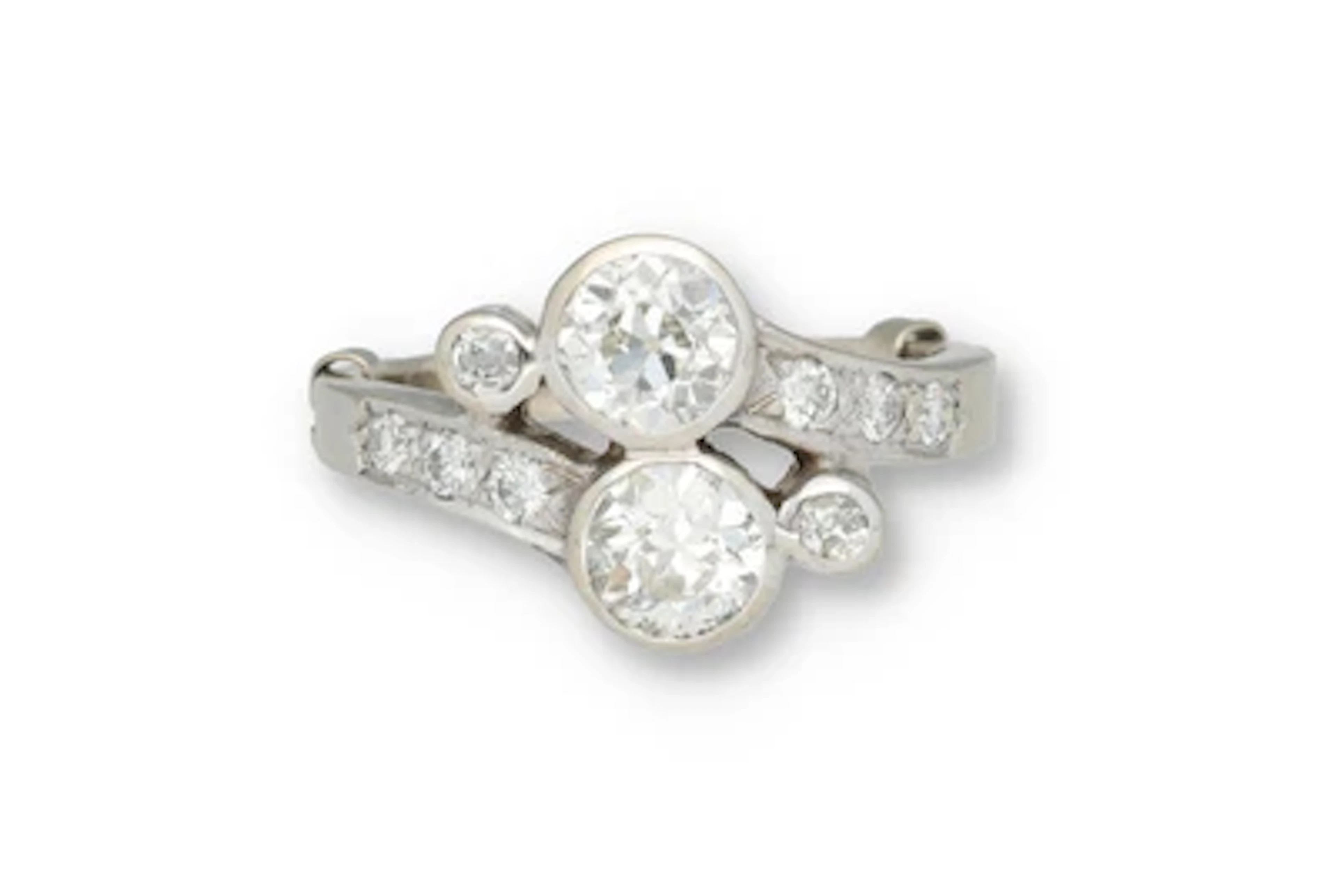 Diamantring zus. ca. 1,45 ct
