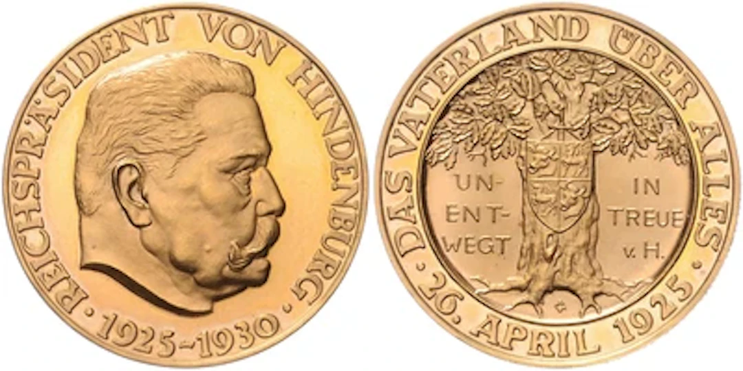 Paul v. Hindenburg GOLD