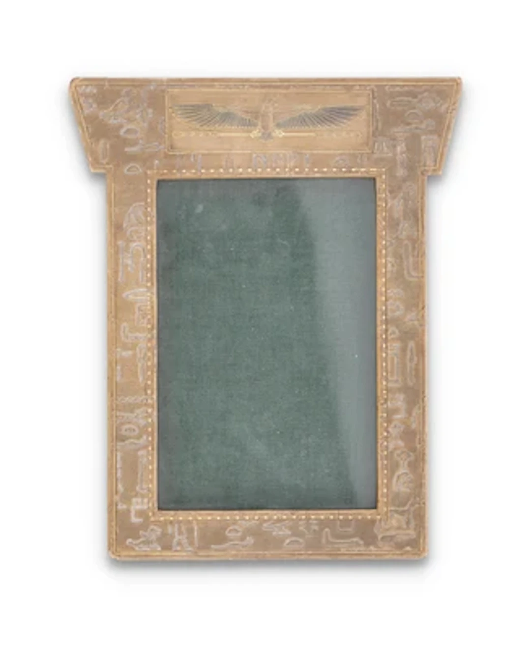 An Egyptian-style standing leather photo frame, A. Förster, Vienna, c. 1900