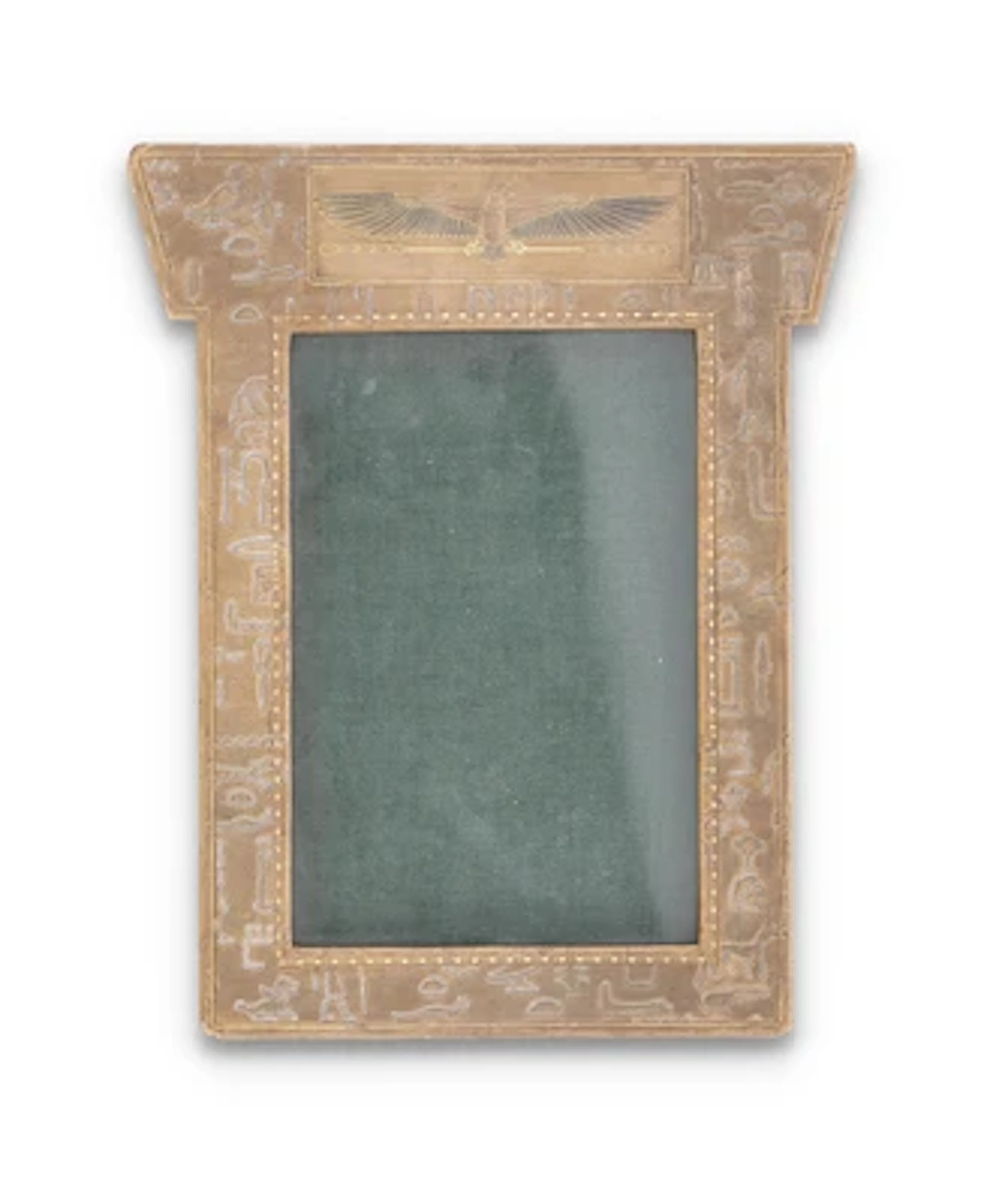 An Egyptian-style standing leather photo frame, A. Förster, Vienna, c. 1900