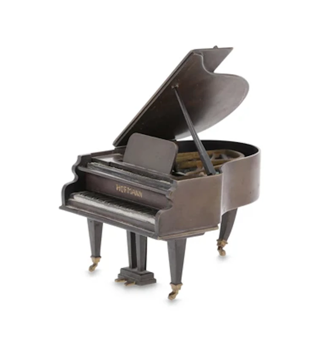 Piano aus Bronze 'Hofmann', um 1900