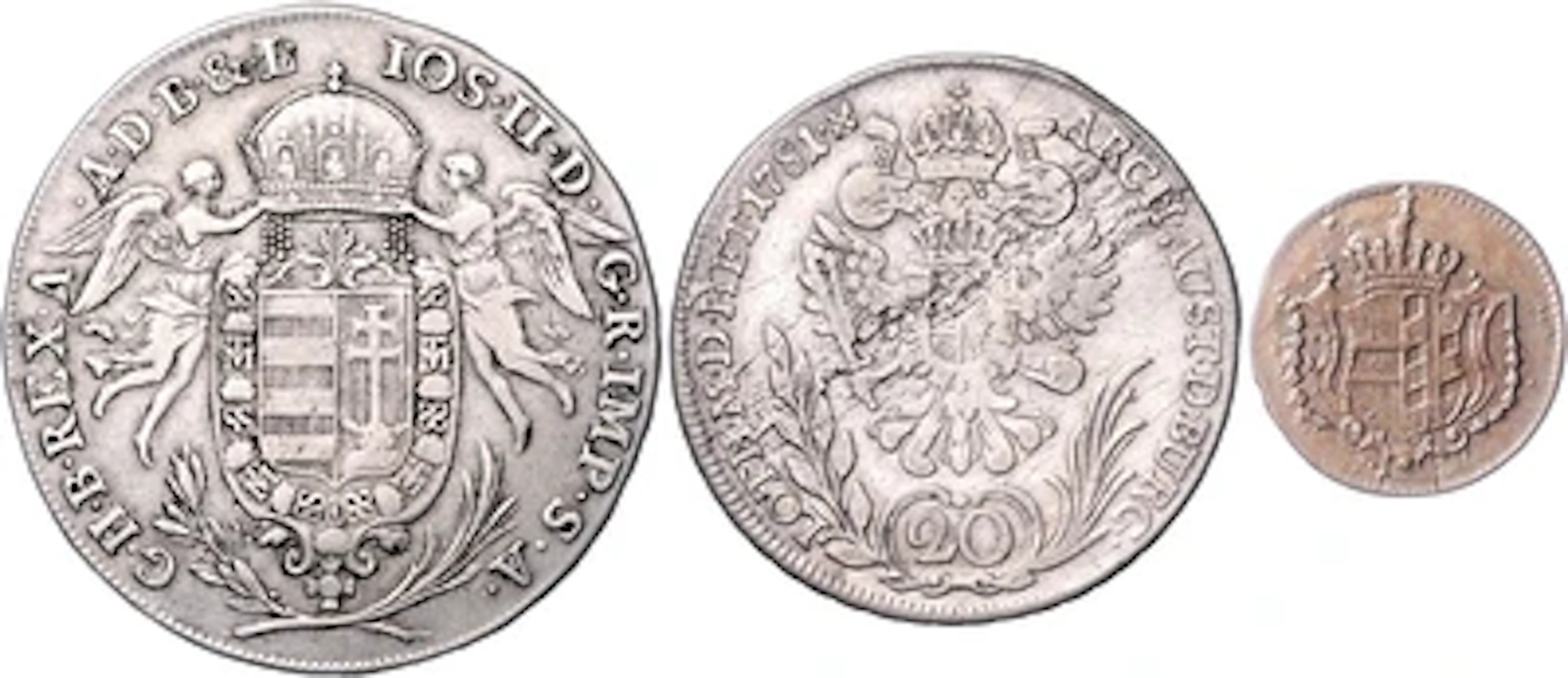 Josef II.- Münzstätten Wien, Hall und Günzburg